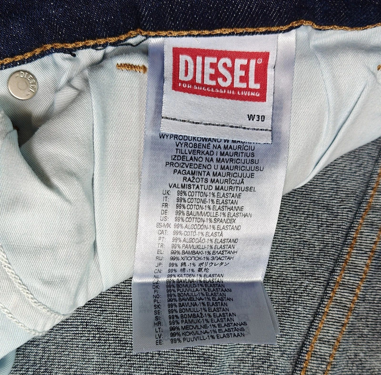 Diesel Diesel 2005 D-FINING Men's Jeans Free Shipping T/9543 Size US 30 / EU 46 - 5 Thumbnail