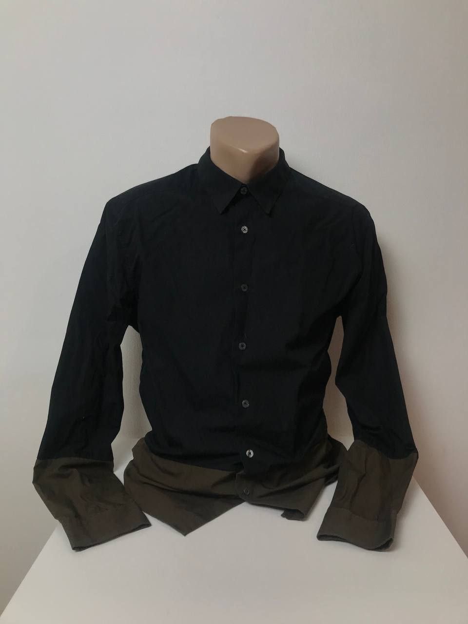 Paul Smith Men's Shirt Paul Smith Flannel Size L Black Brawn Size US L / EU 52-54 / 3 - 4 Thumbnail