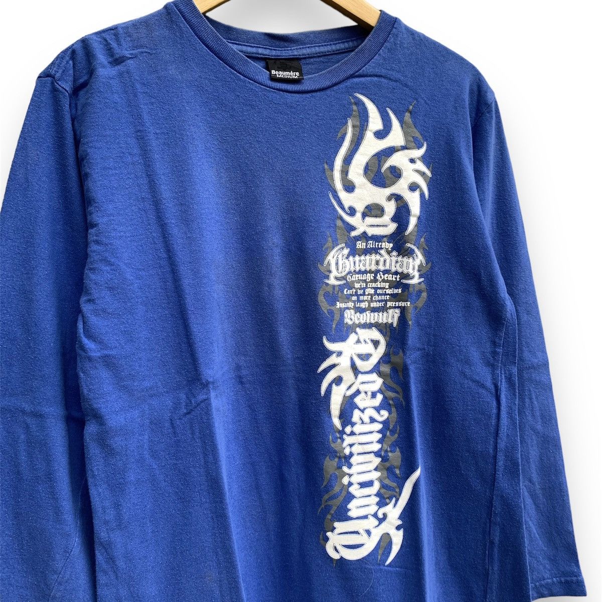 Affliction × Japanese Brand × Le Grande Bleu (L.G.B.) Beaumere longsleavee tshirt - ifsixwasnine lgb style Size US M / EU 48-50 / 2 - 2 Thumbnail