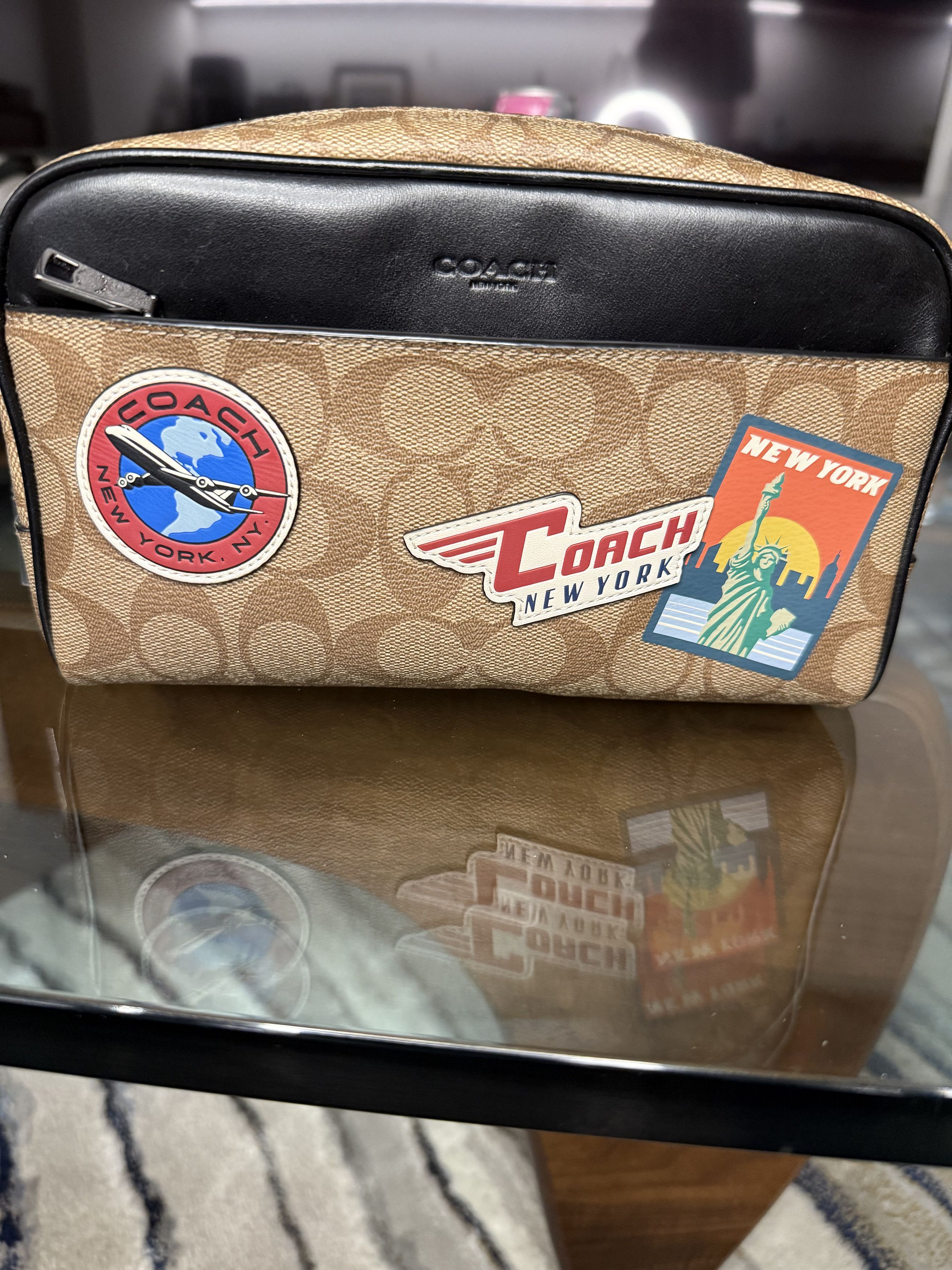 Coach Coach Travel Kit in Signature Monogram with NYC Emblem Size ONE SIZE - 1 Thumbnail