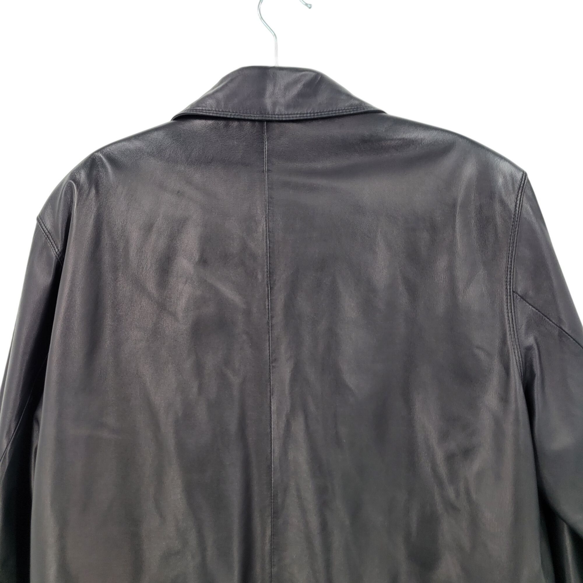Robert Comstock Mens Robert Comstock Endurance Black Buttery Genuine Leather Size US XL / EU 56 / 4 - 8 Thumbnail