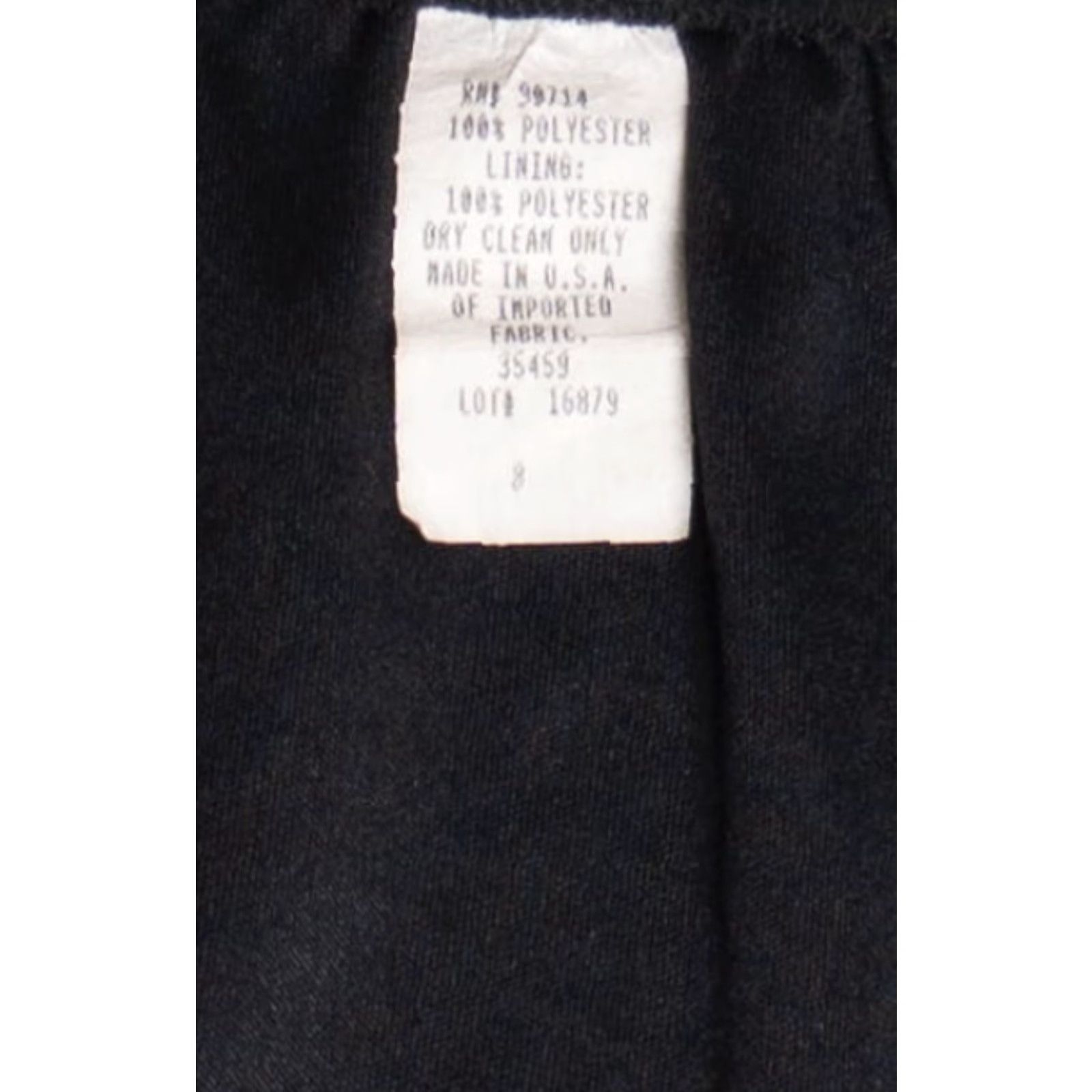 Vintage VINTAGE Floral Sheer Panel Lined Elastic Waist Maxi Skirt 1990s Black Polyester Small Womens Size 28" / US 6 / IT 42 - 5 Thumbnail