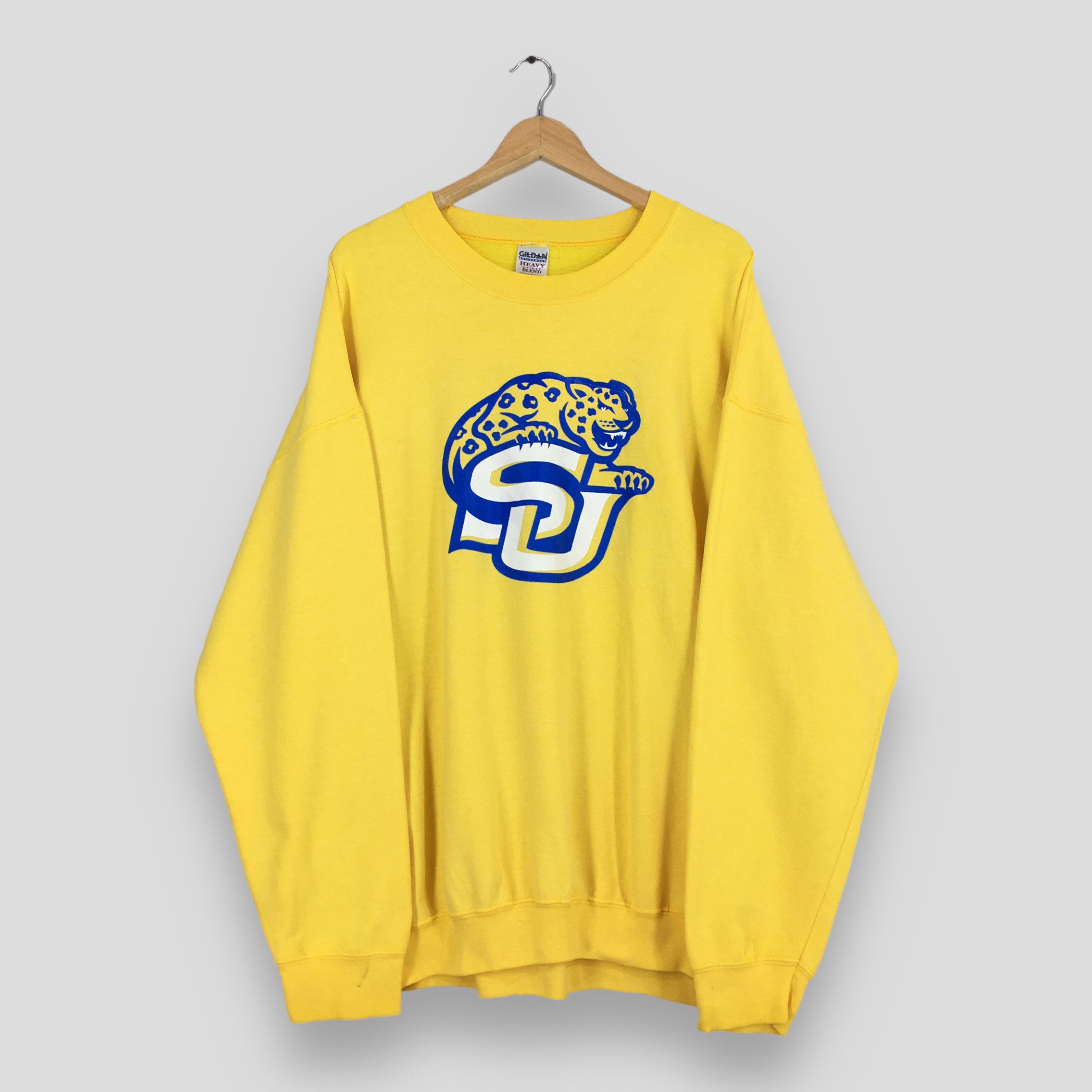NCAA Southern Jaguars Football Ncaa Yellow Sweatshirt 2XLarge Size US XXL / EU 58 / 5 - 1 Thumbnail