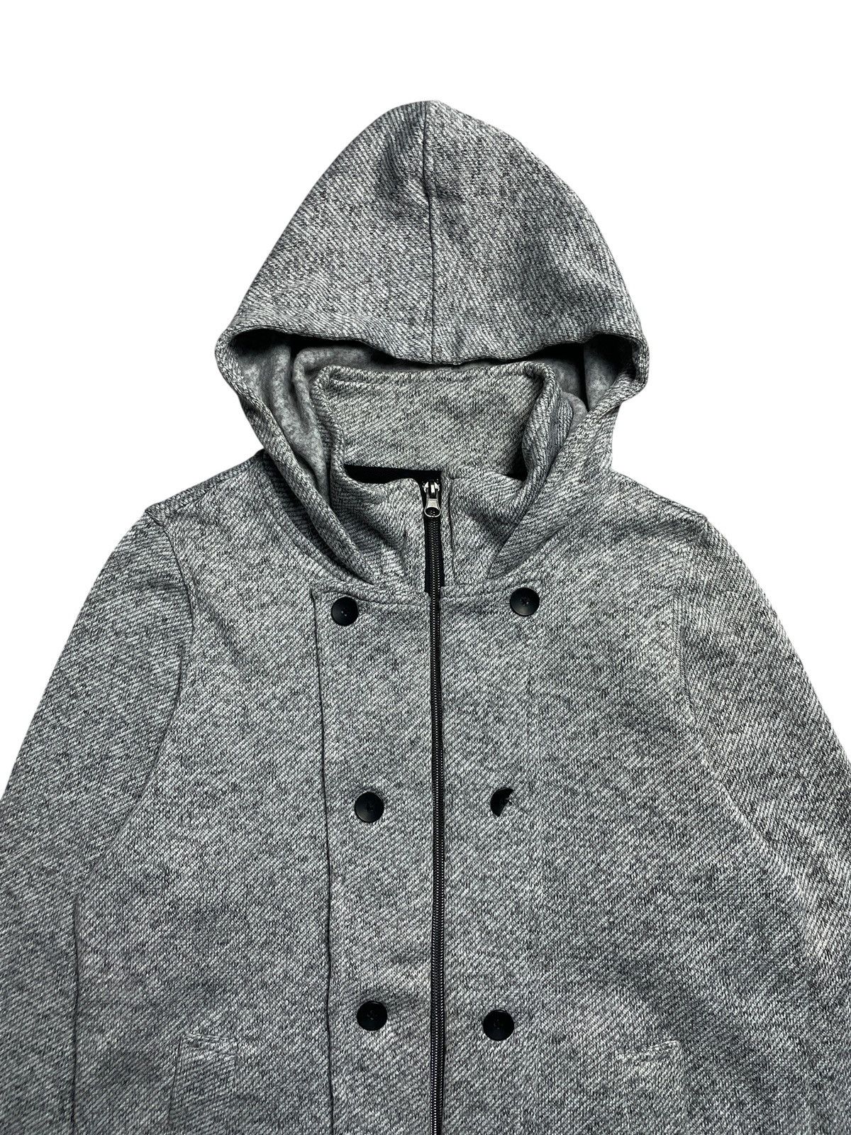 14th Addiction 2000’s Mossimo - Napoleon Style Hooded Wool Jacket Size US S / EU 44-46 / 1 - 2 Thumbnail