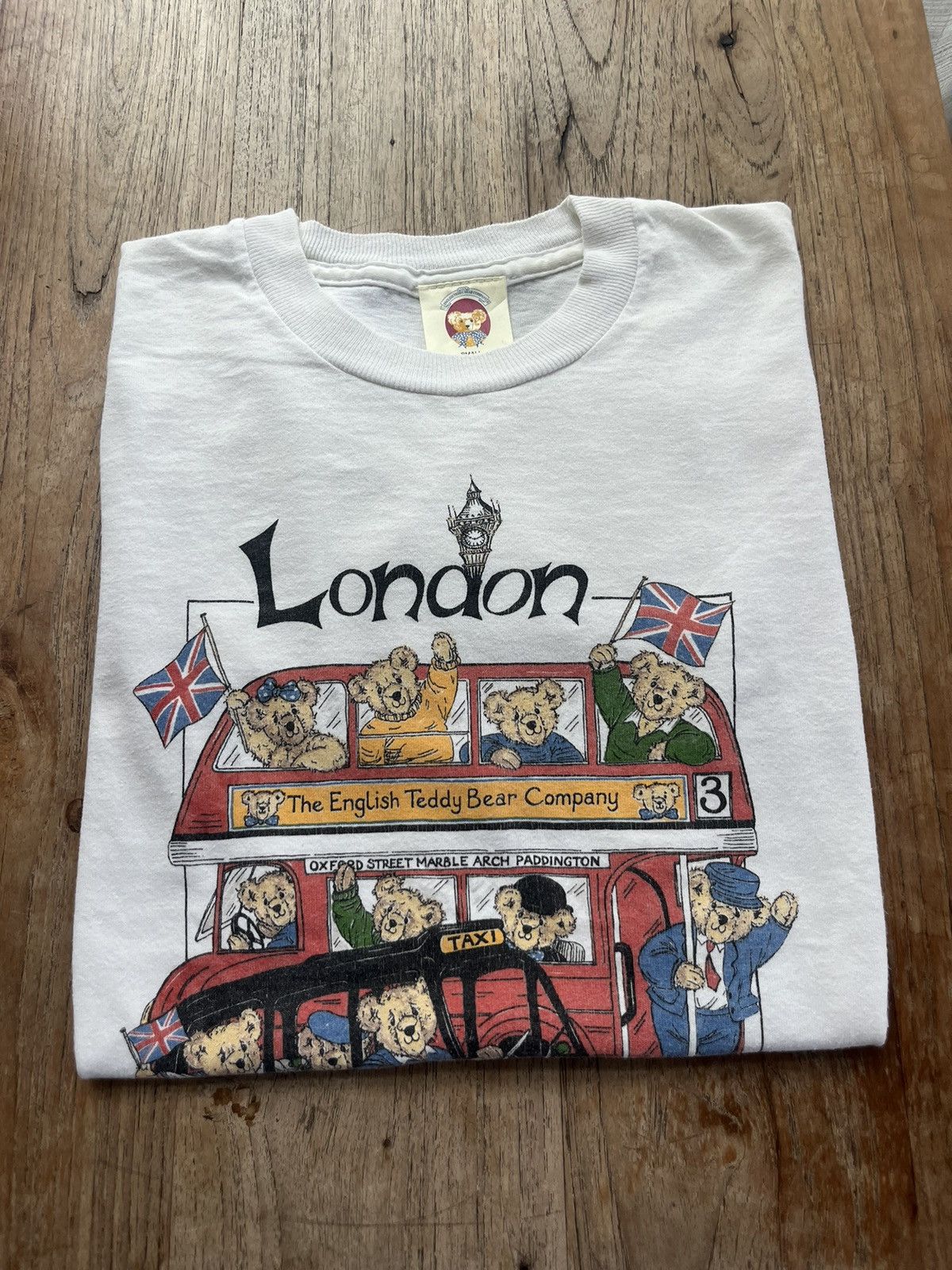 Vintage Vintage The English Teddy Bear Company 90’s Tshirt Size US S / EU 44-46 / 1 - 1 Thumbnail
