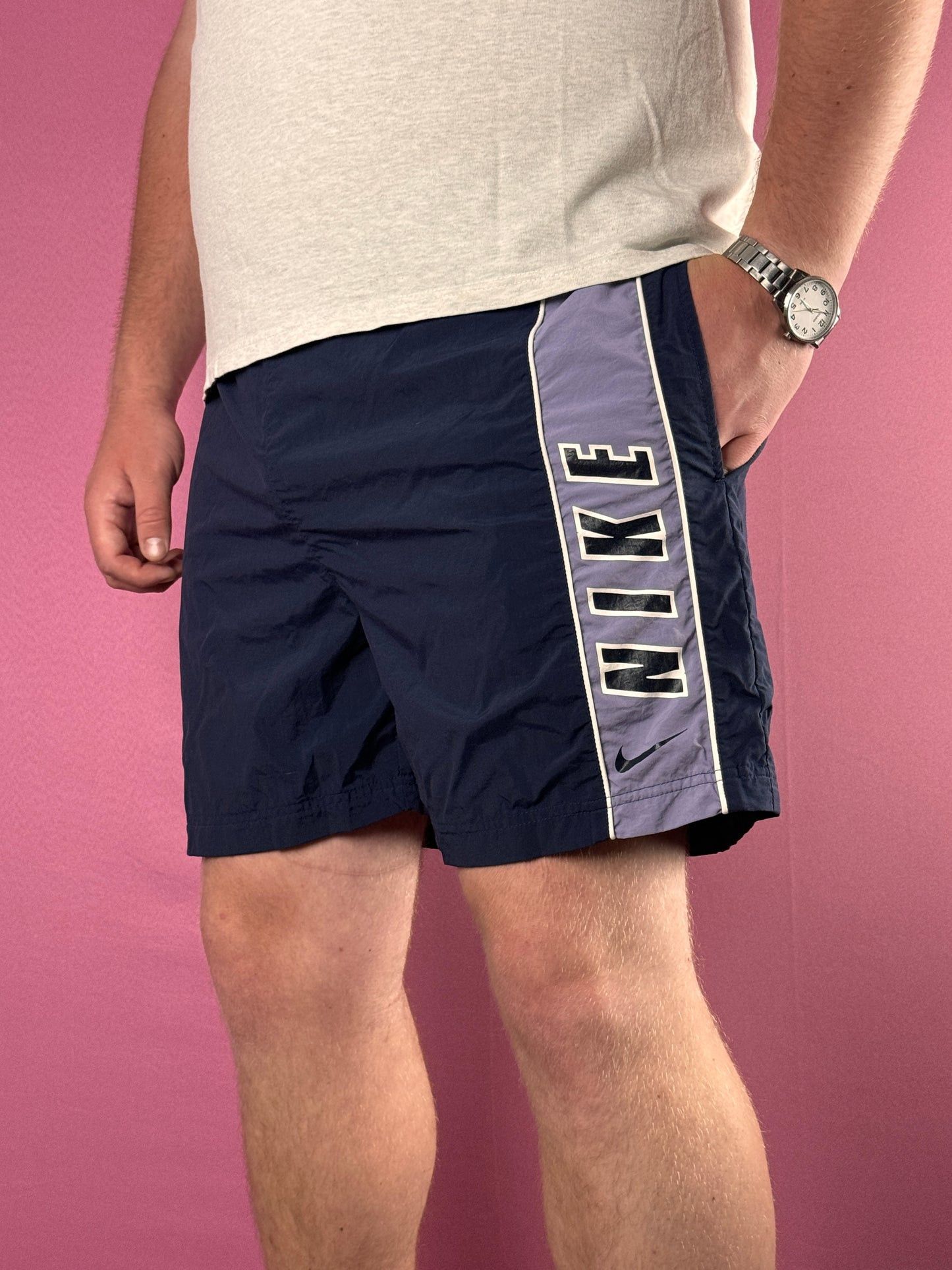 Nike × Vintage 90s Nike Vintage Men's Sport Shorts - XL Size US 40 / EU 56 - 1 Thumbnail