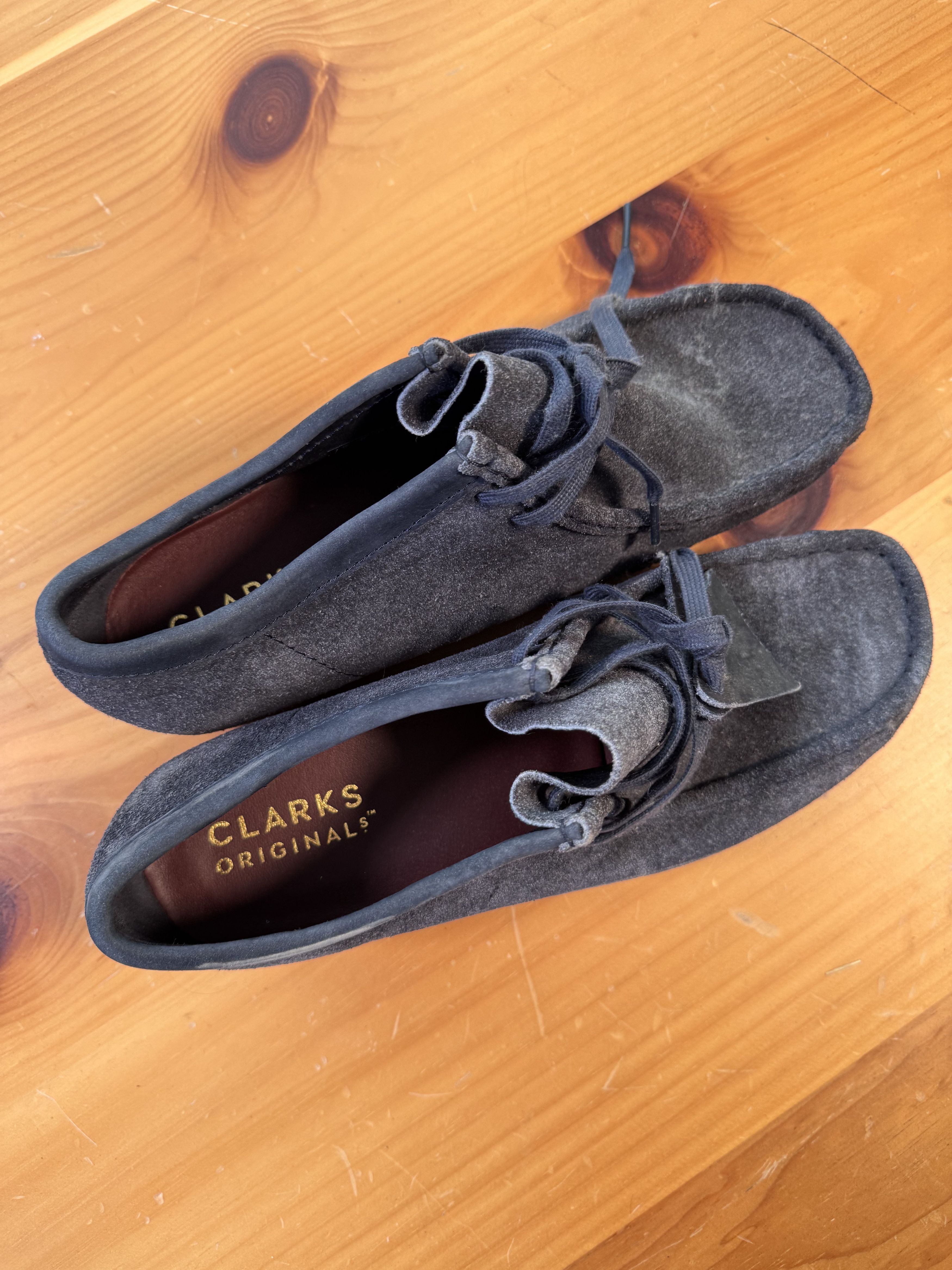 Clarks Clarks wallabees mid navy blue Size US 8 / EU 41 - 3 Thumbnail