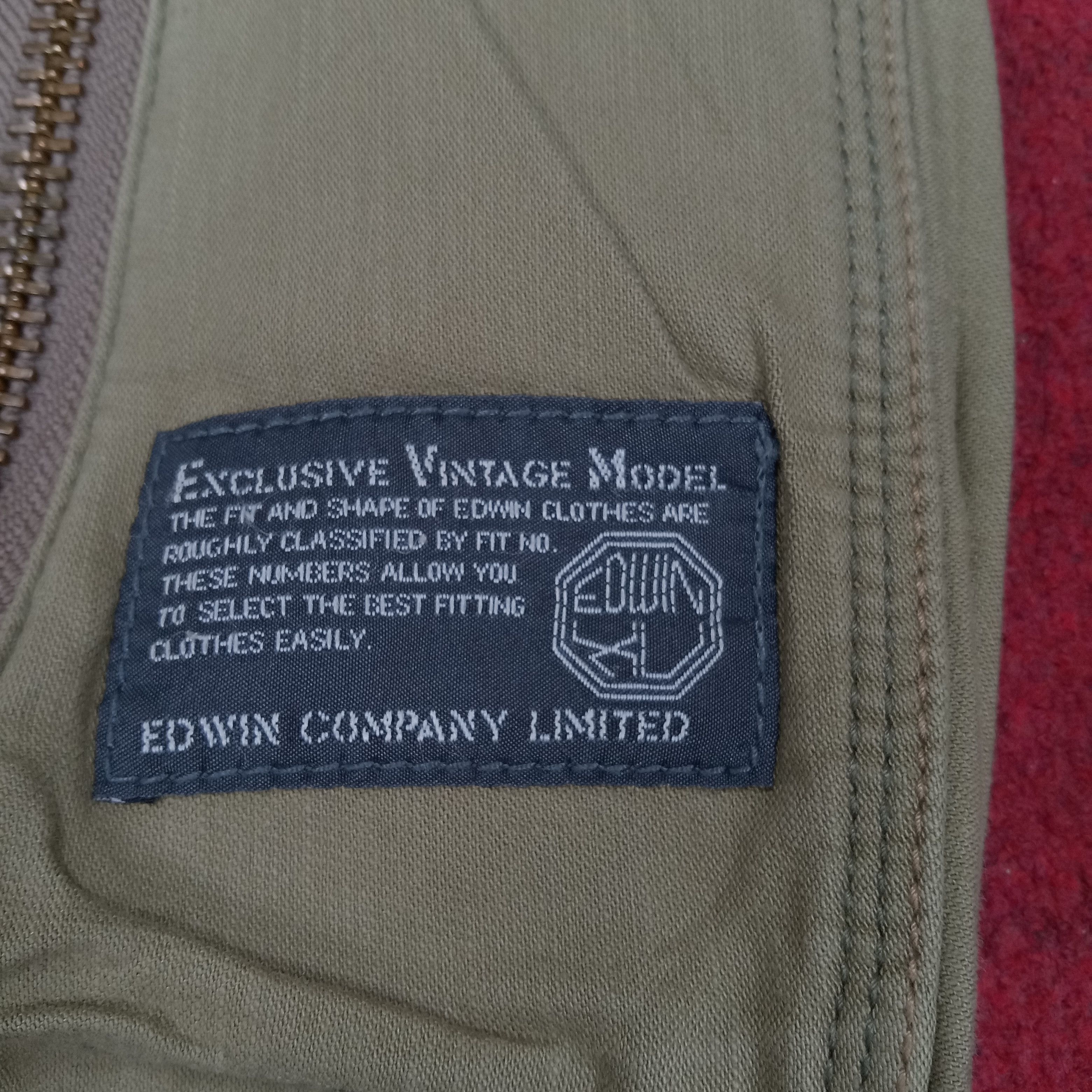 Edwin × Vintage Edwin Cargo Hiking Camping Style Rare Design Pants Size US 34 / EU 50 - 16 Thumbnail