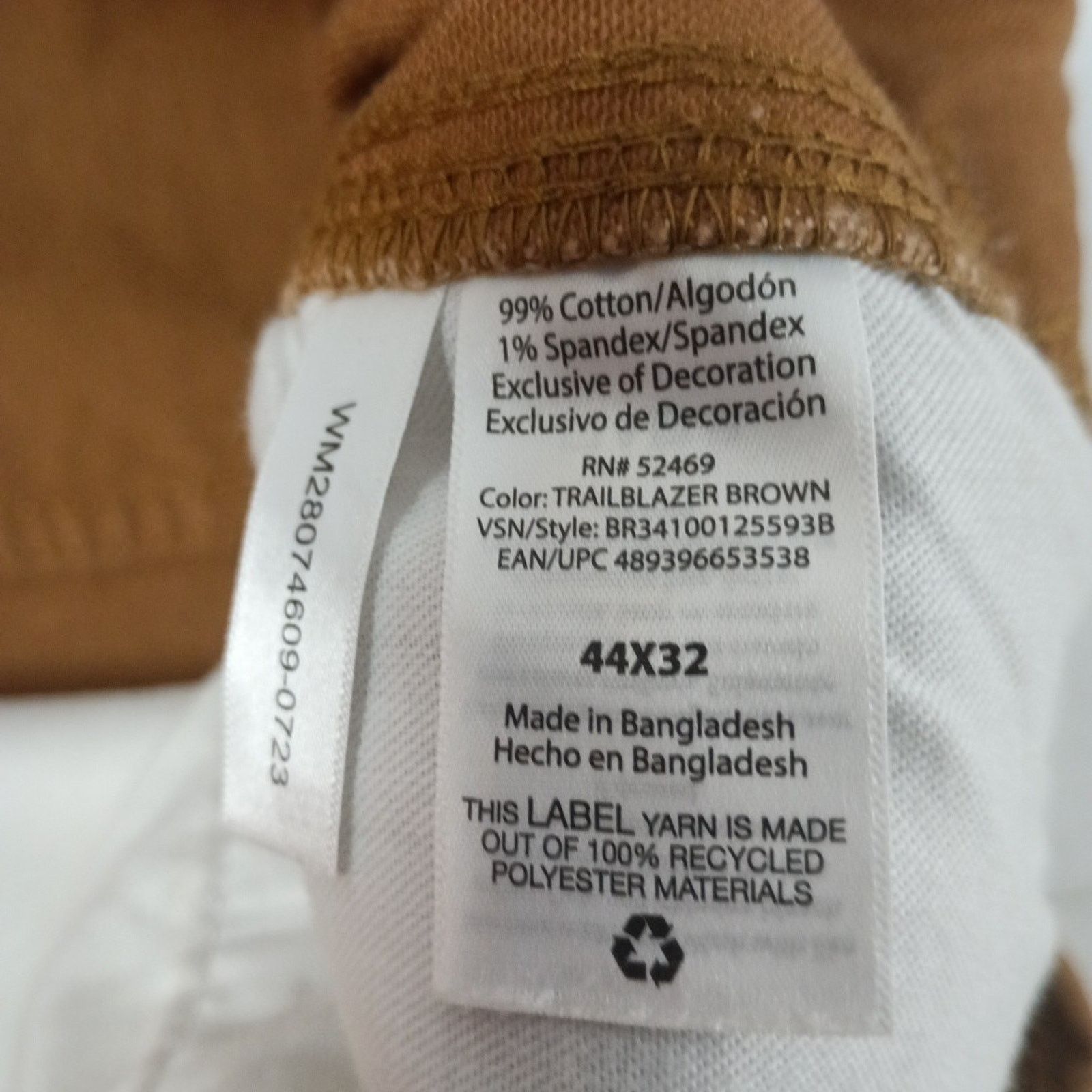 Other Brahma Work Carpenter Pants Men Size 44x32 Relaxed Fit Brown Size US 44 / EU 60 - 5 Thumbnail