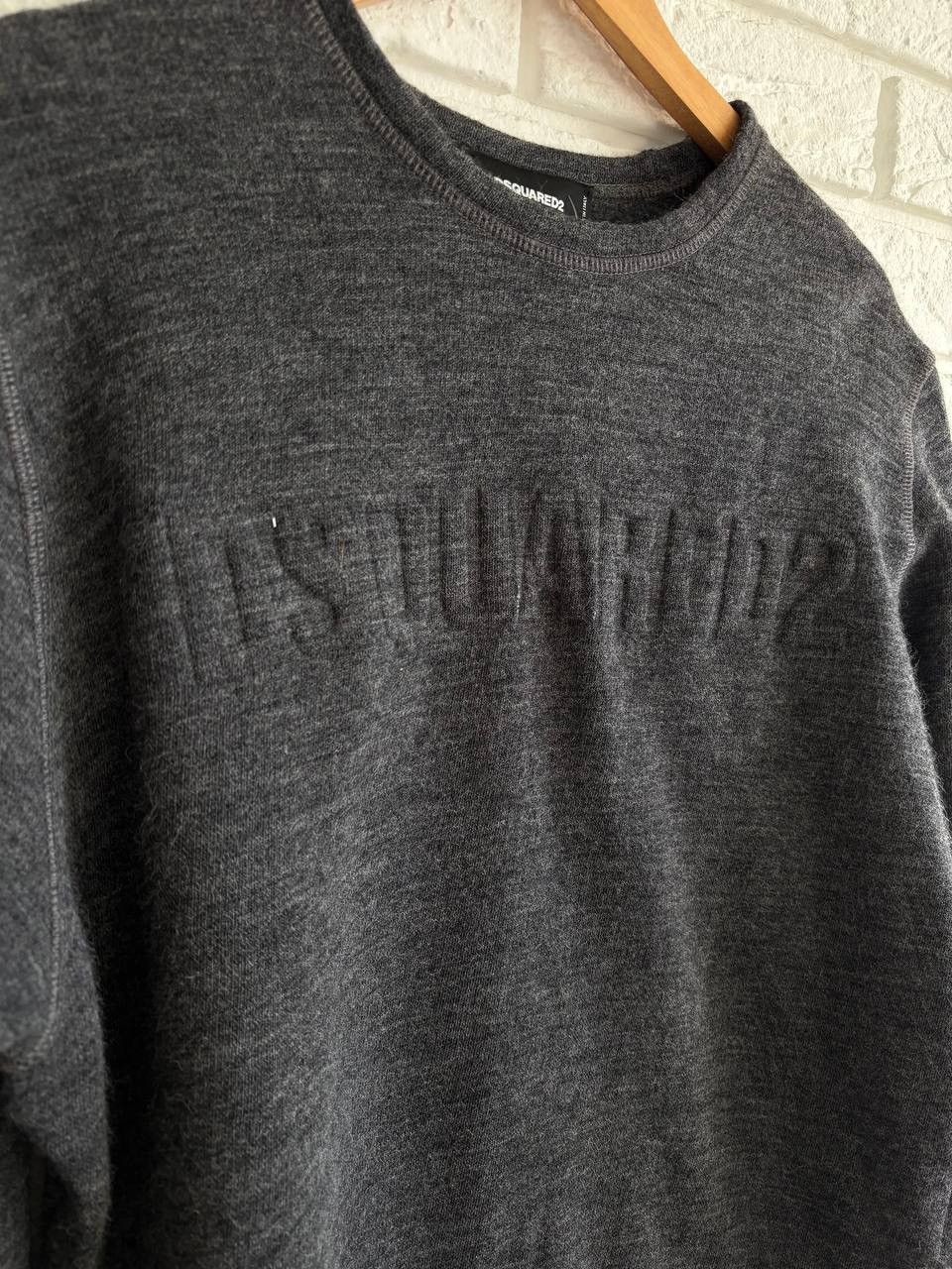 Dsquared2 Dsquared 2 men’s sweater big logo wool made in Italy Size US S / EU 44-46 / 1 - 3 Thumbnail