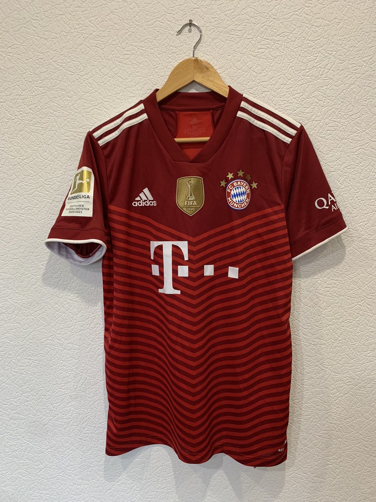 Pre-owned Adidas X Soccer Jersey Goretzka Adidas Bayern Munchen 2021/2022 Home Soccer Jersey In Red