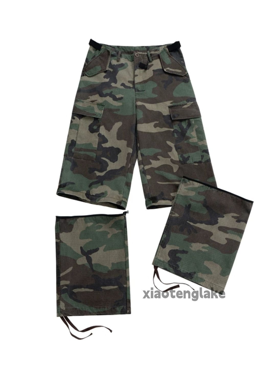 Designer × Japanese Brand × Vintage utility military outdoor tactical camo baggy cargo pants Size US 30 / EU 46 - 8 Thumbnail