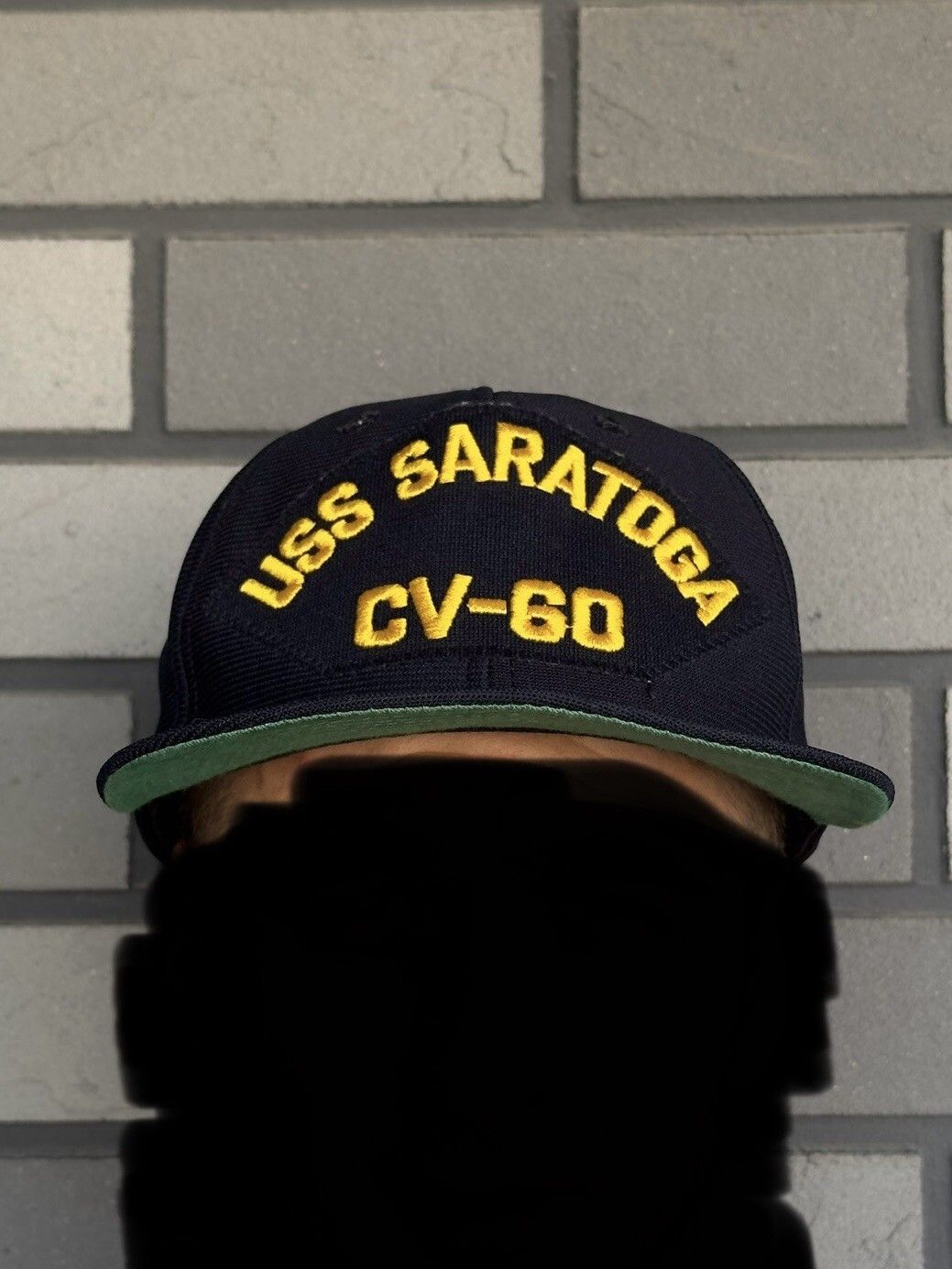 Vintage Vintage USS Saratoga CV-60 Embroidered SnapBack USA Hat Size ONE SIZE - 2 Thumbnail