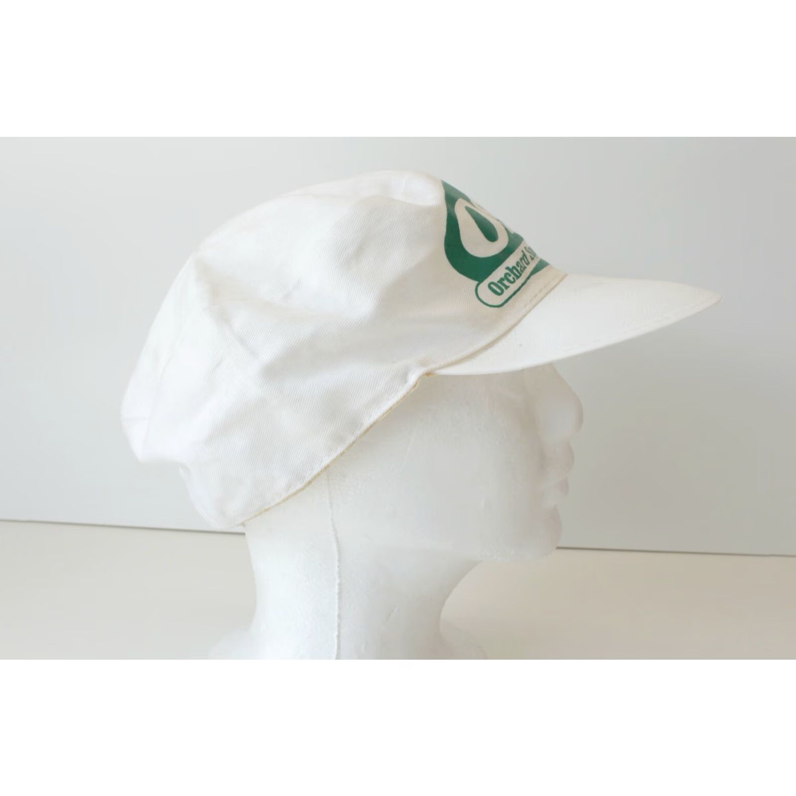 Vintage VINTAGE OSH Orchard Supply Hardware White Green Painters Hat Cap FAST SHIPPING Mens One Size White Painters Cap OSH Hat Vintage Size ONE SIZE - 3 Thumbnail