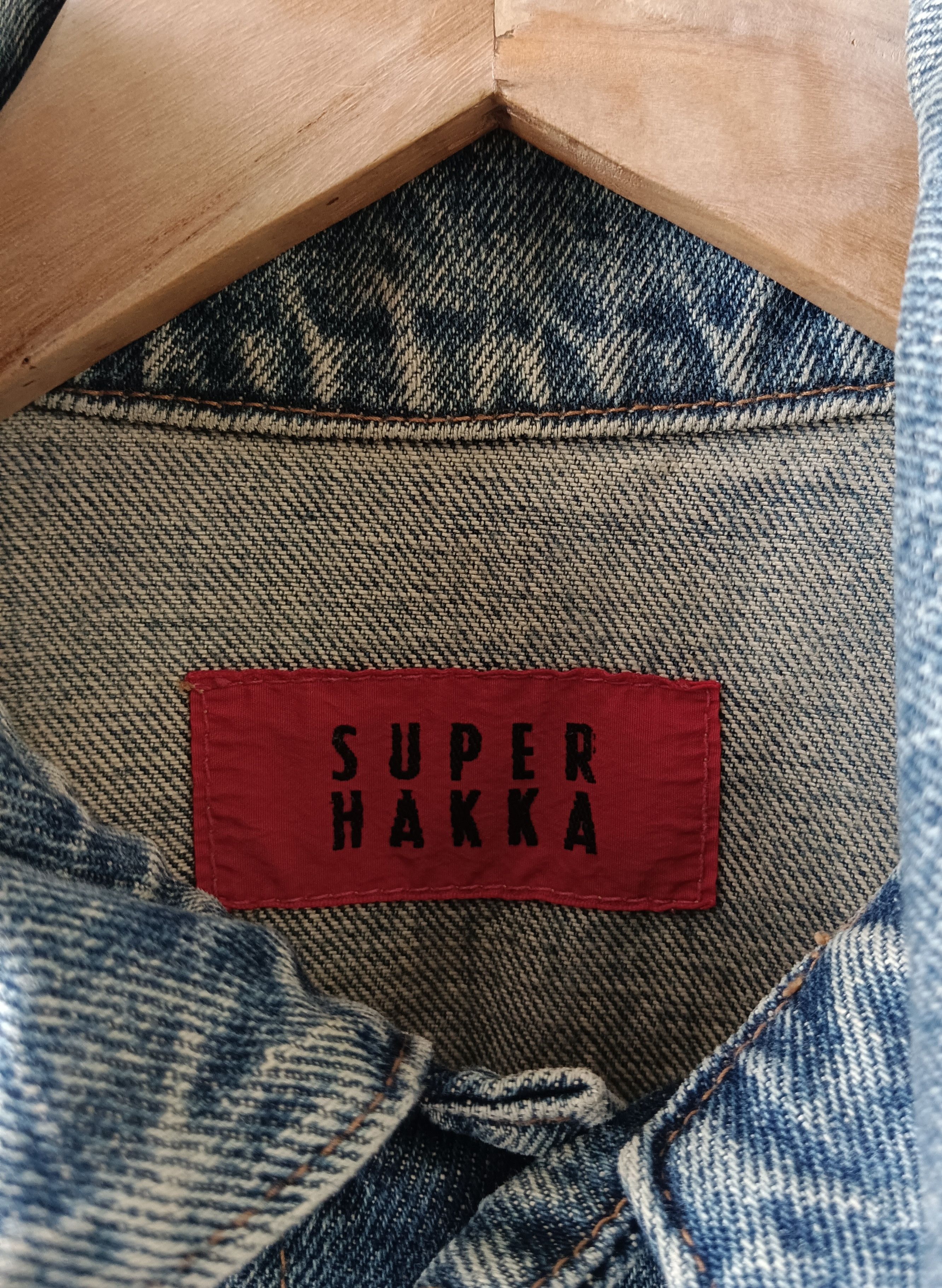 Japanese Brand × Vintage Super Hakka Vintage Selvedge Hakka Made in Japan Size US S / EU 44-46 / 1 - 9 Thumbnail