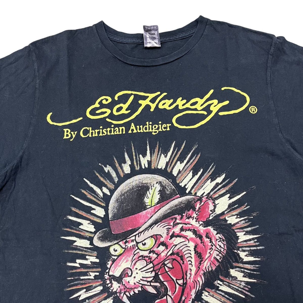 Christian Audigier × Ed Hardy Y2K Christian Audigier Ed Hardy Head Tiger Tee Size US XL / EU 56 / 4 - 2 Thumbnail