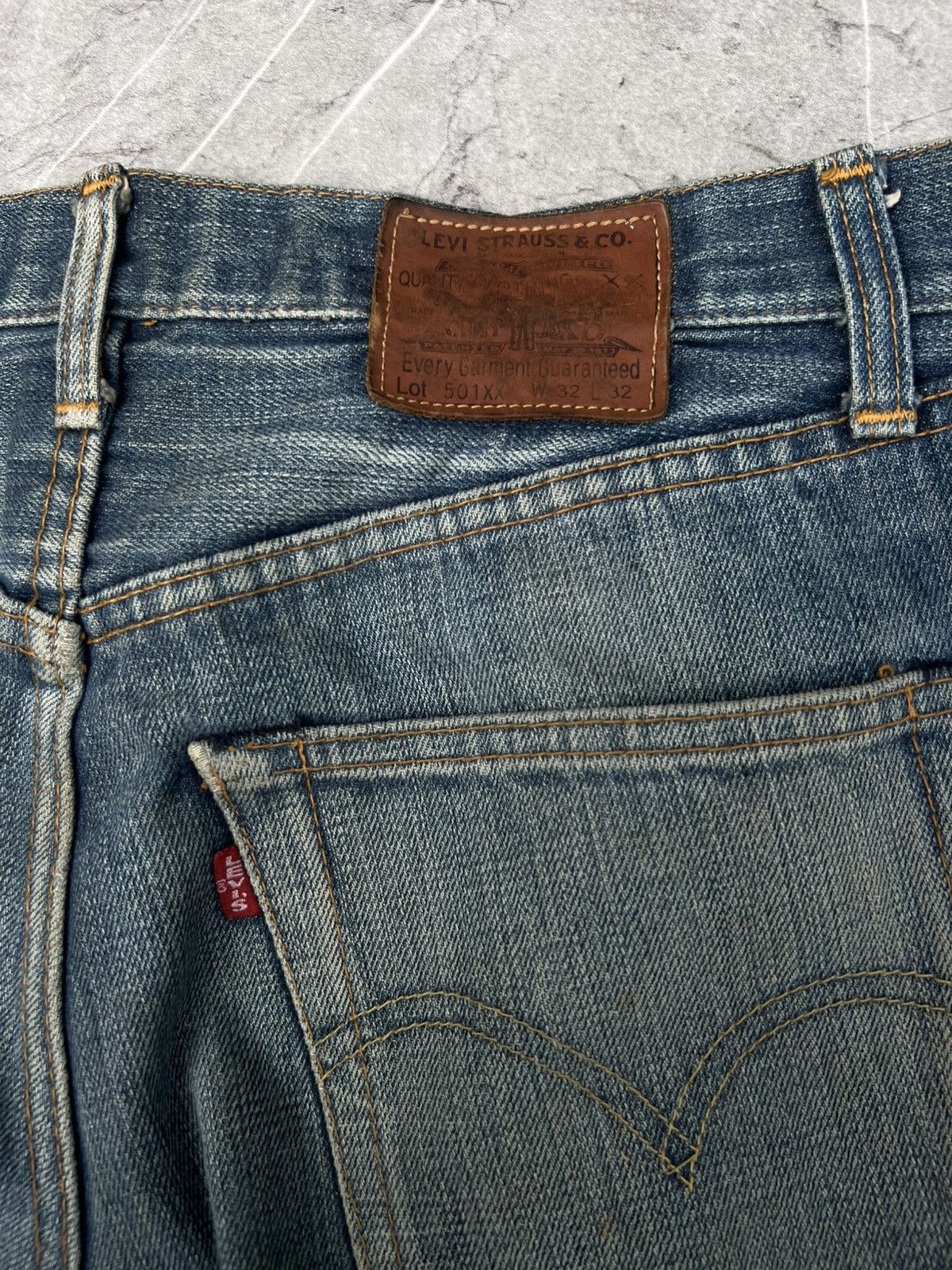 Levi's Vintage Clothing Vintage Levis 501xx Big E Selvedge Size US 32 / EU 48 - 11 Thumbnail