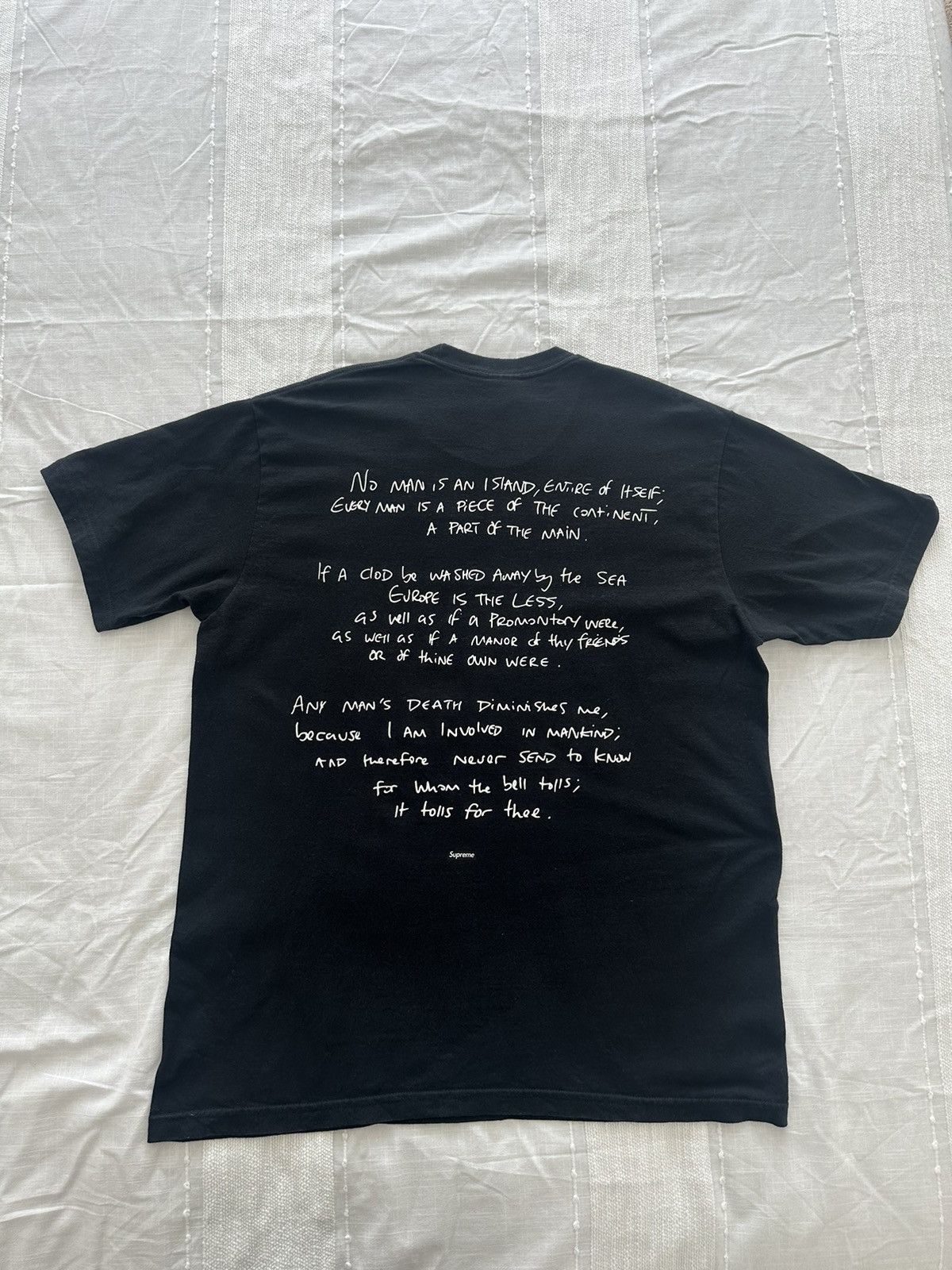 Supreme Supreme Corteiz Rules The World Tee Black Used Size Large 