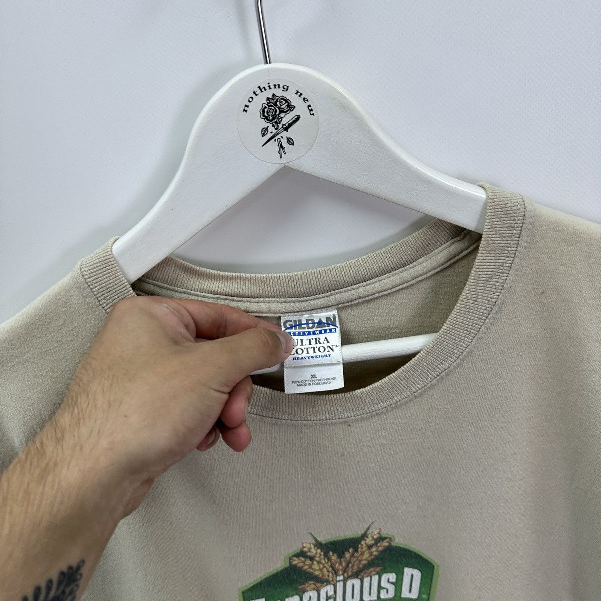 Band Tees Vintage 00s Tenacious D Wheat Regular Flavor tee rock y2k og Size US XL / EU 56 / 4 - 5 Thumbnail