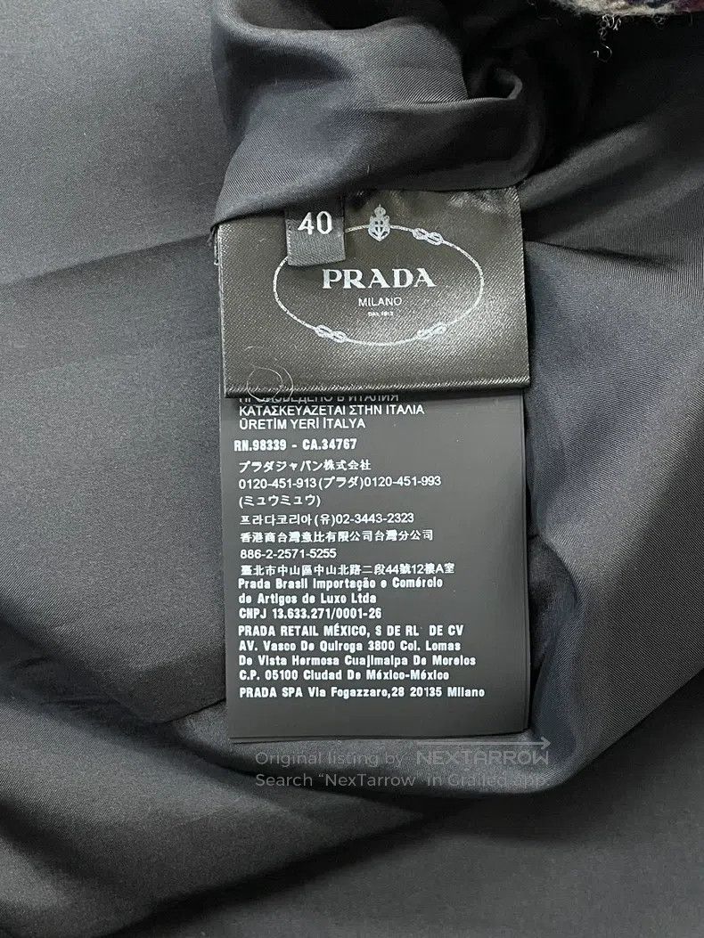 Prada Prada Bird check wool suspender vest skirt Size XS / US 0-2 / IT 36-38 - 6 Thumbnail