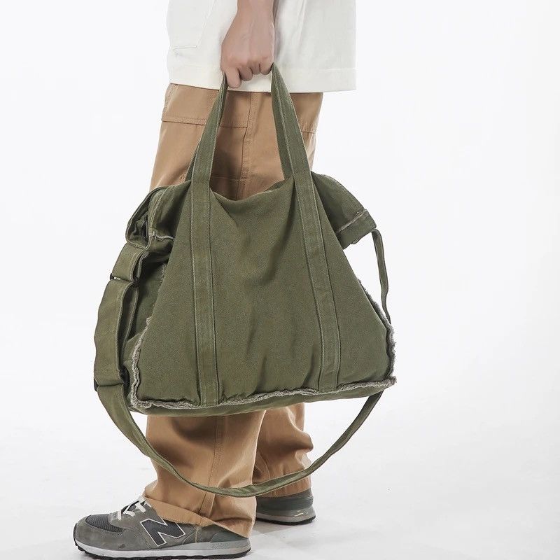 Japanese Brand Canvas Shoulder Bag Size ONE SIZE - 2 Thumbnail