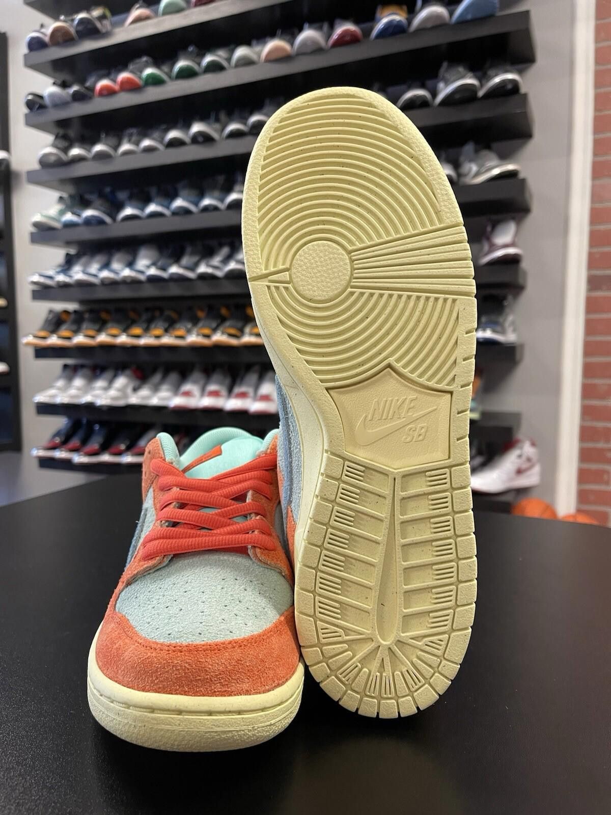 Nike Size 10 - Nike SB Dunk Low Pro PRM Orange Emerald Rise Noise Size US 10 / EU 43 - 8 Thumbnail