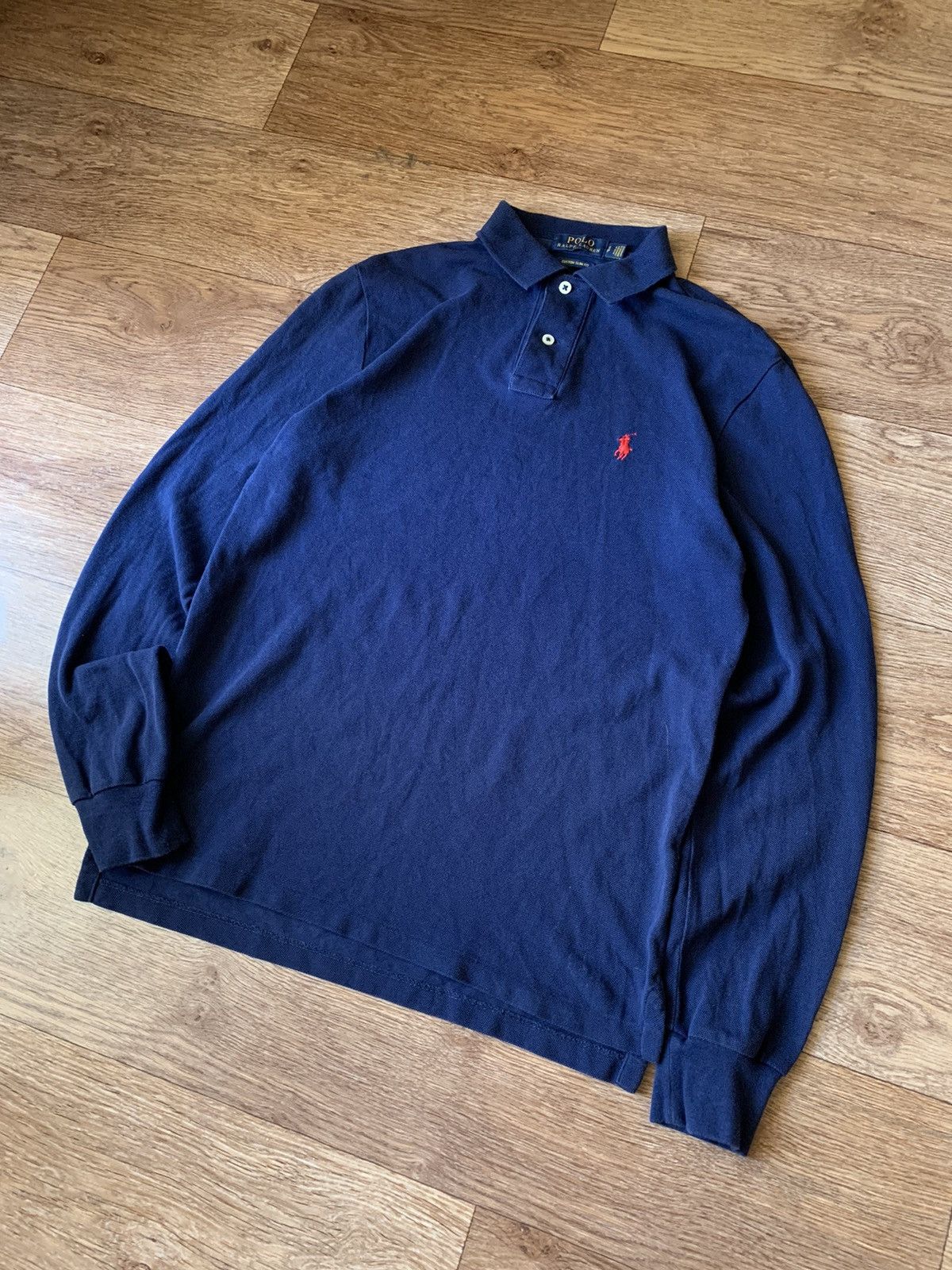 Polo Ralph Lauren × Vintage Polo Ralph Lauren Rugby Shirt Long Sleeve Streetwear Size US S / EU 44-46 / 1 - 2 Thumbnail