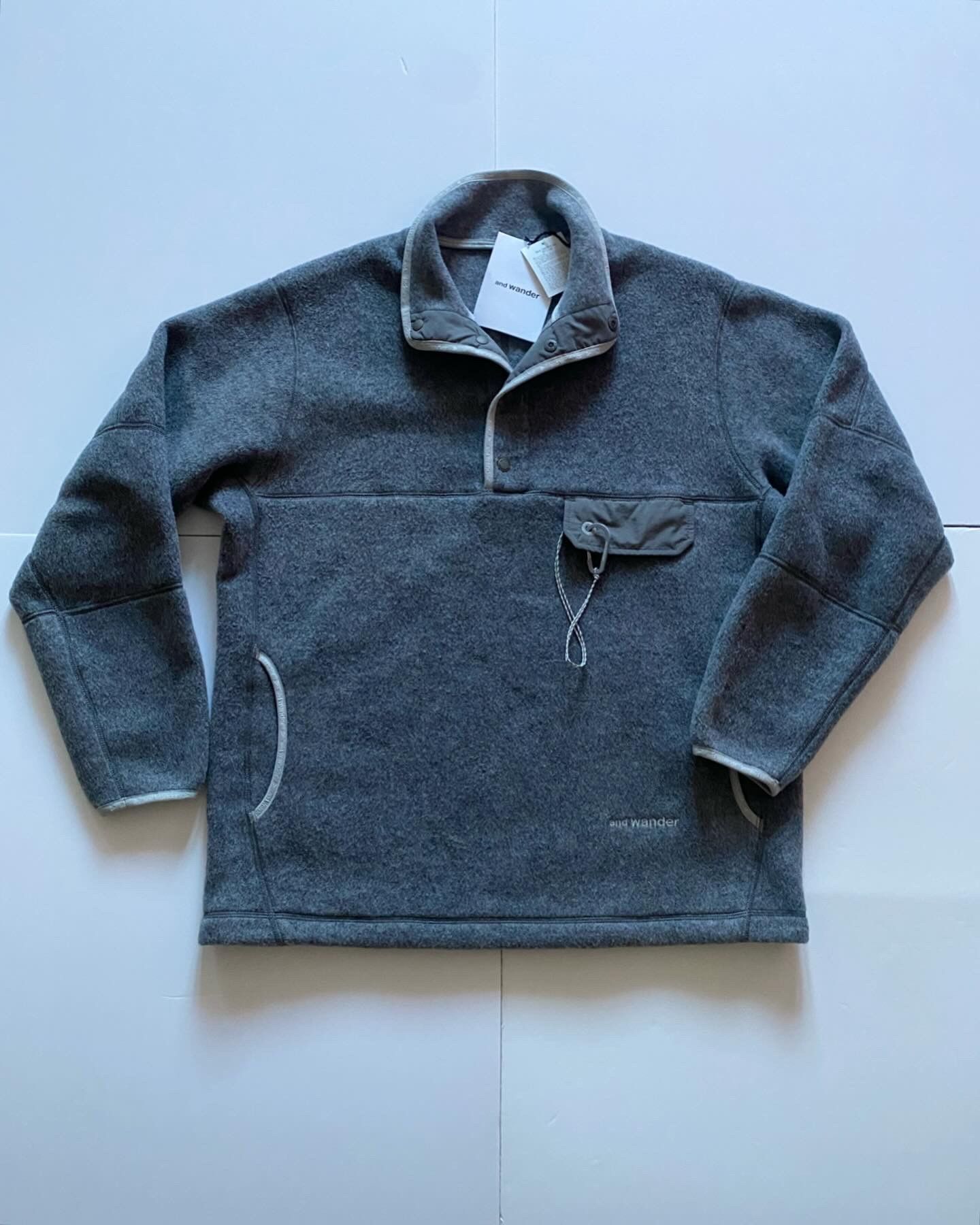 And Wander Wool Fleece Pullover Size US M / EU 48-50 / 2 - 1 Thumbnail