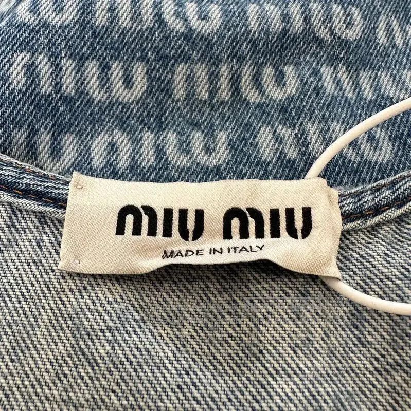 Miu Miu Miu Miu Blue Denim Sleeveless Dress . Size M / US 6-8 / IT 42-44 - 6 Thumbnail