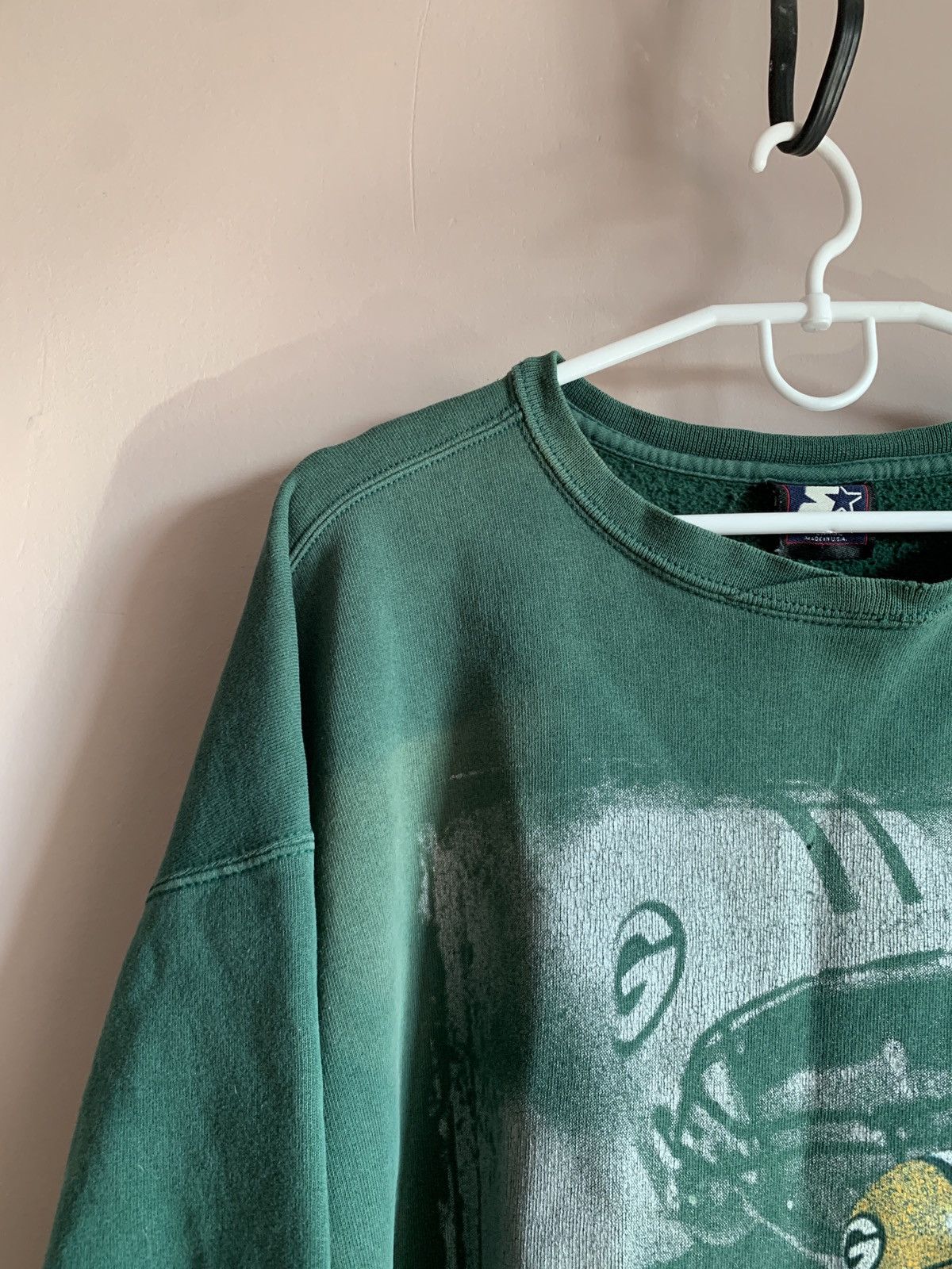 NFL × Starter × Vintage Green Bay Packers Brett Favre Sweatshirt Starter Vintage XL Size US XL / EU 56 / 4 - 4 Thumbnail