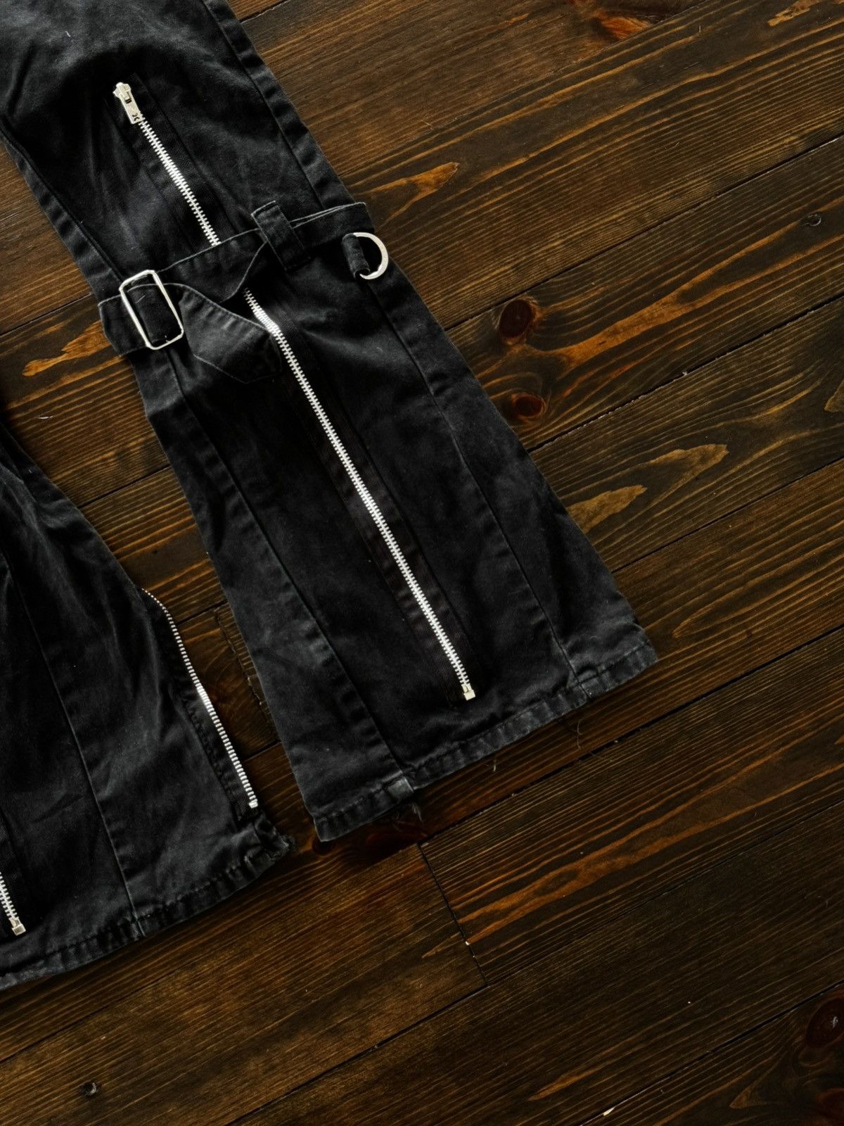 Tripp NYC Pinstripe Bondage Y2K Goth Vibe Pants