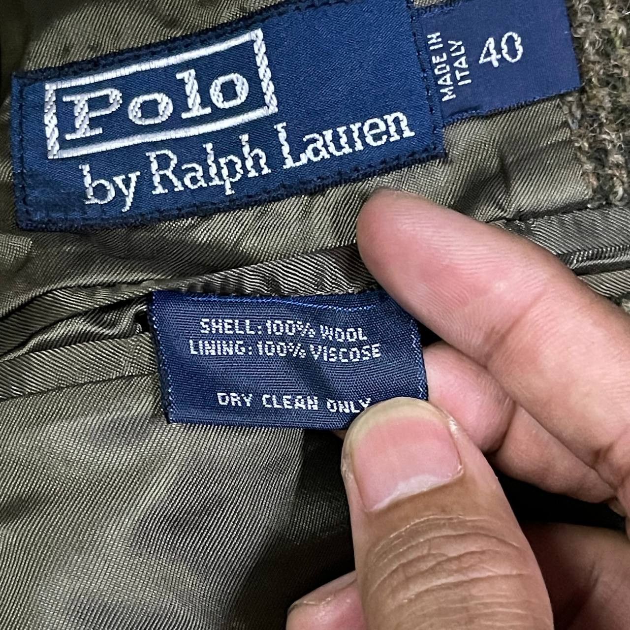 Polo Ralph Lauren Vintage Polo Ralph Lauren Tweed Coat Blazer Size US M / EU 48-50 / 2 - 11 Thumbnail
