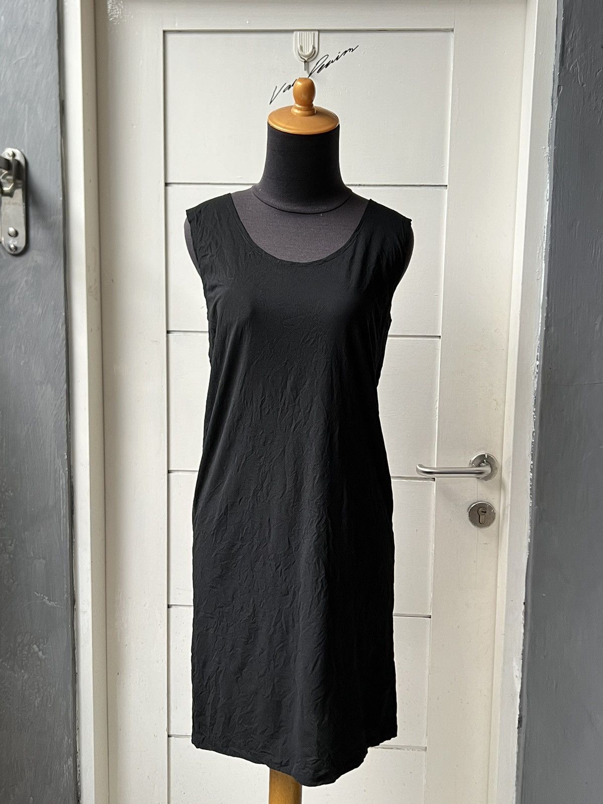 Yohji Yamamoto I Wish Y’S Bis Black Sleeveless Dress Size US S / EU 44-46 / 1 - 6 Thumbnail