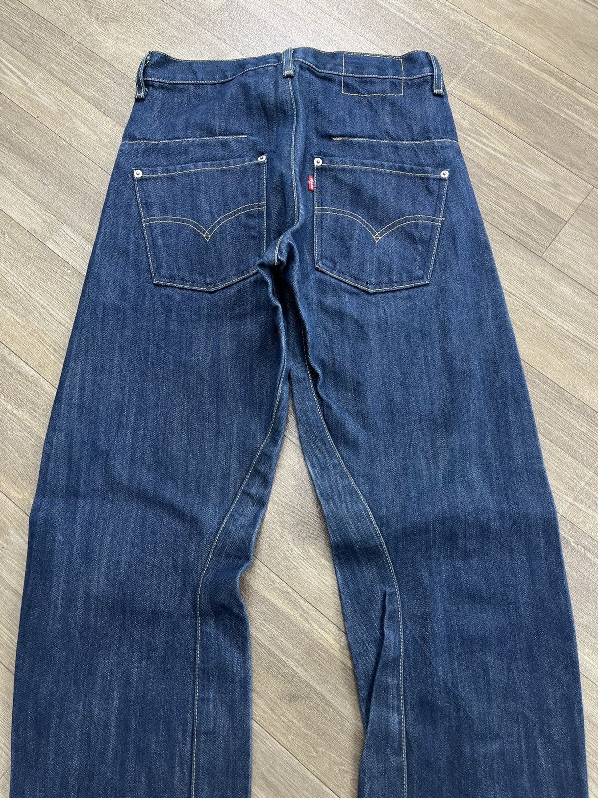 Levi's Vintage Clothing Vintage Levis Engineered Twisted Jeans Mens Blue Jeans Pants Size US 29 - 14 Thumbnail