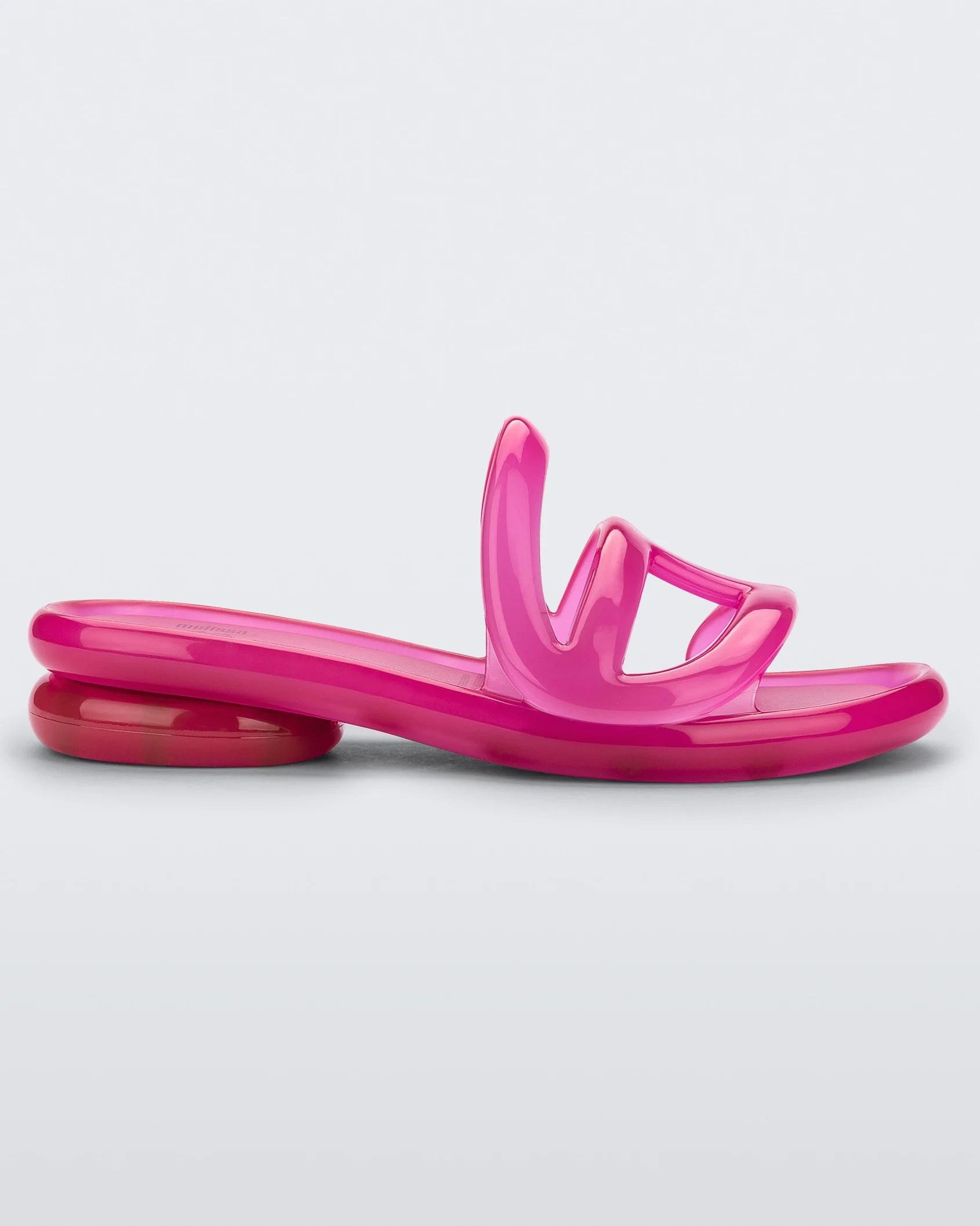 Melissa Melissa x Telfar Jelly Slide - pink (Women's Sizing) Size US 9 / IT 39 - 3 Thumbnail