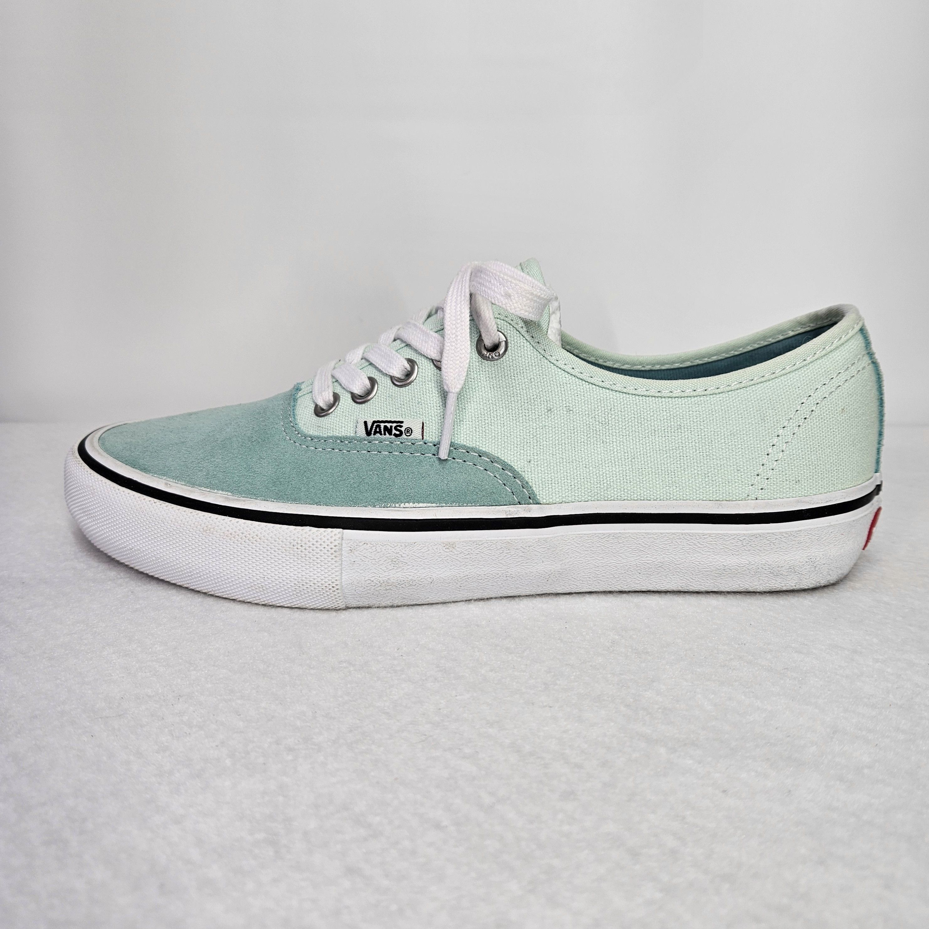 Vans Vans M8/W9.5 Sneakers Skater Lace-up Mint Green Suede Size US 8 / EU 41 - 4 Thumbnail