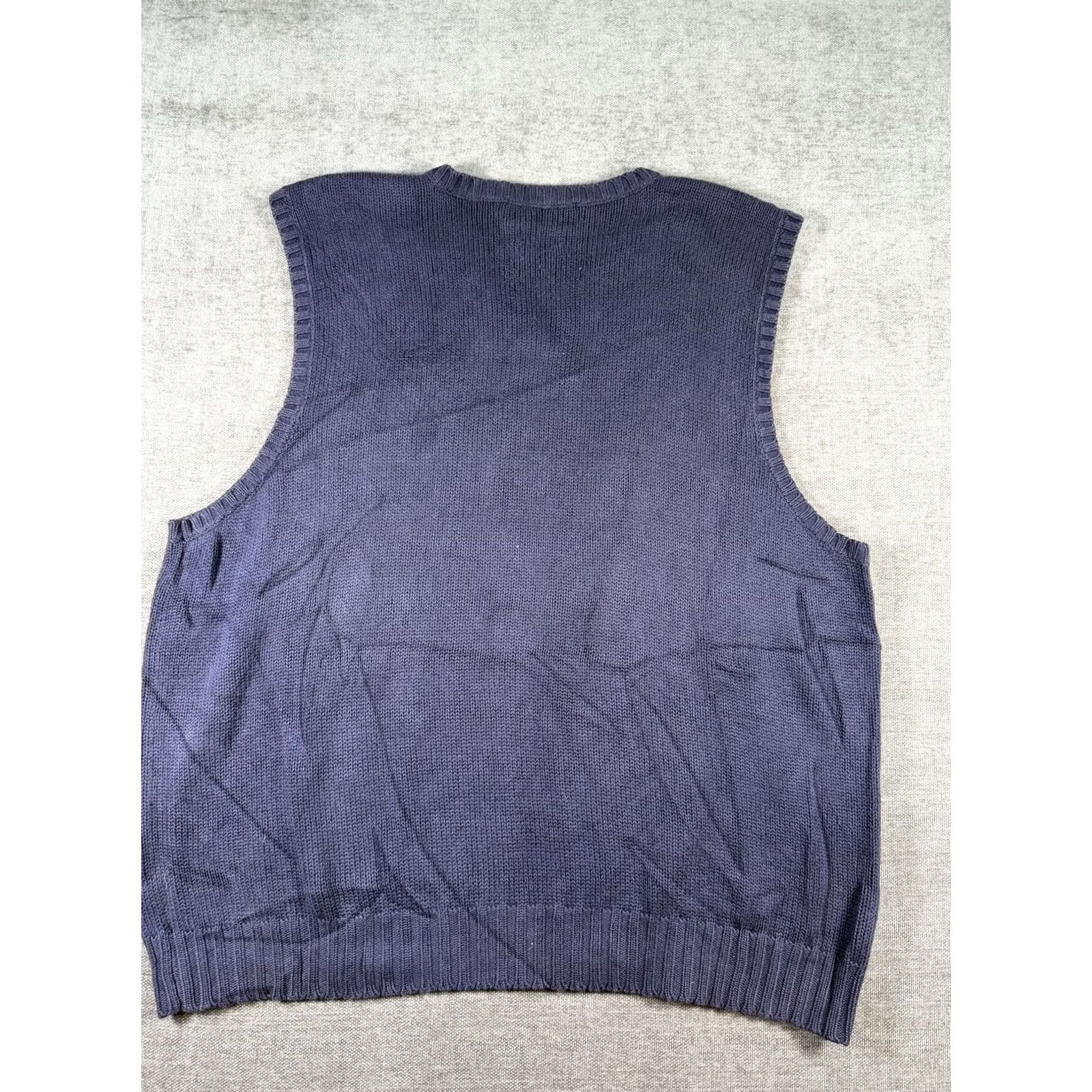 Polo Ralph Lauren Polo by Ralph Lauren Sweater Vest Men's XXL Blue Cotton Size US XXL / EU 58 / 5 - 5 Thumbnail