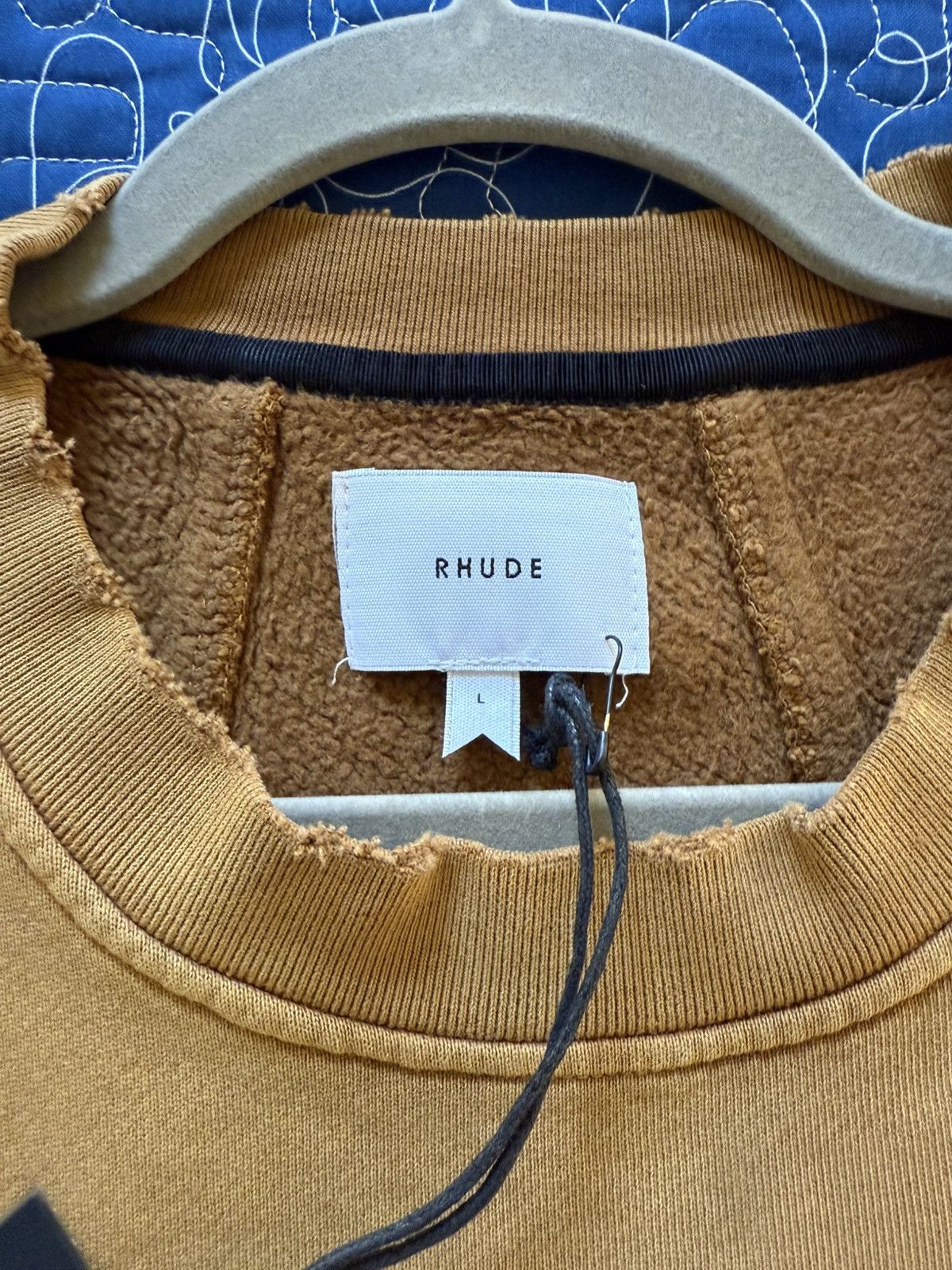 Rhude Rhude-L Crewneck Sundry Camel Size US L / EU 52-54 / 3 - 3 Thumbnail