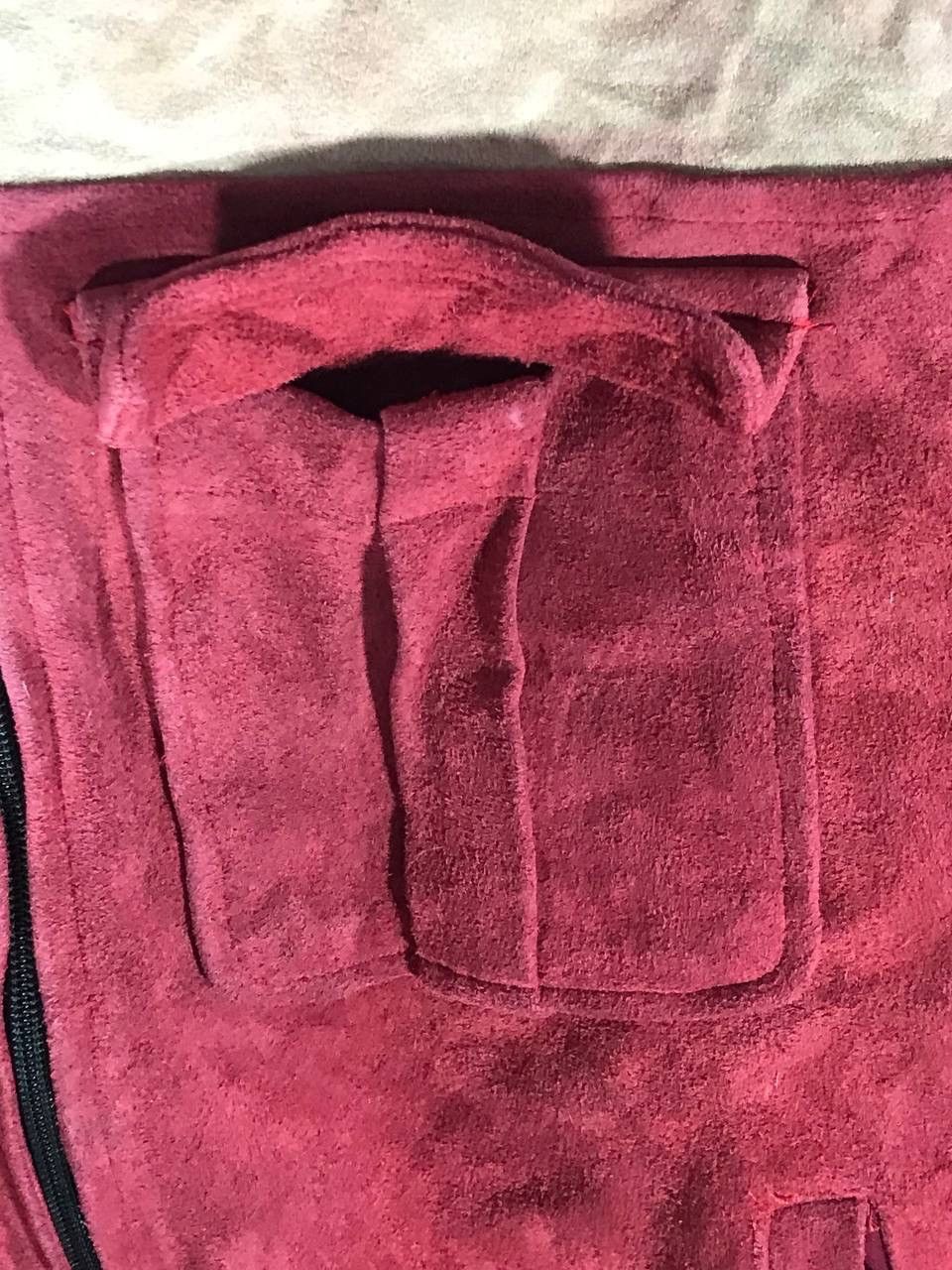 Vintage reversible suede jacket timesahead clock romanian number Size US M / EU 48-50 / 2 - 7 Thumbnail