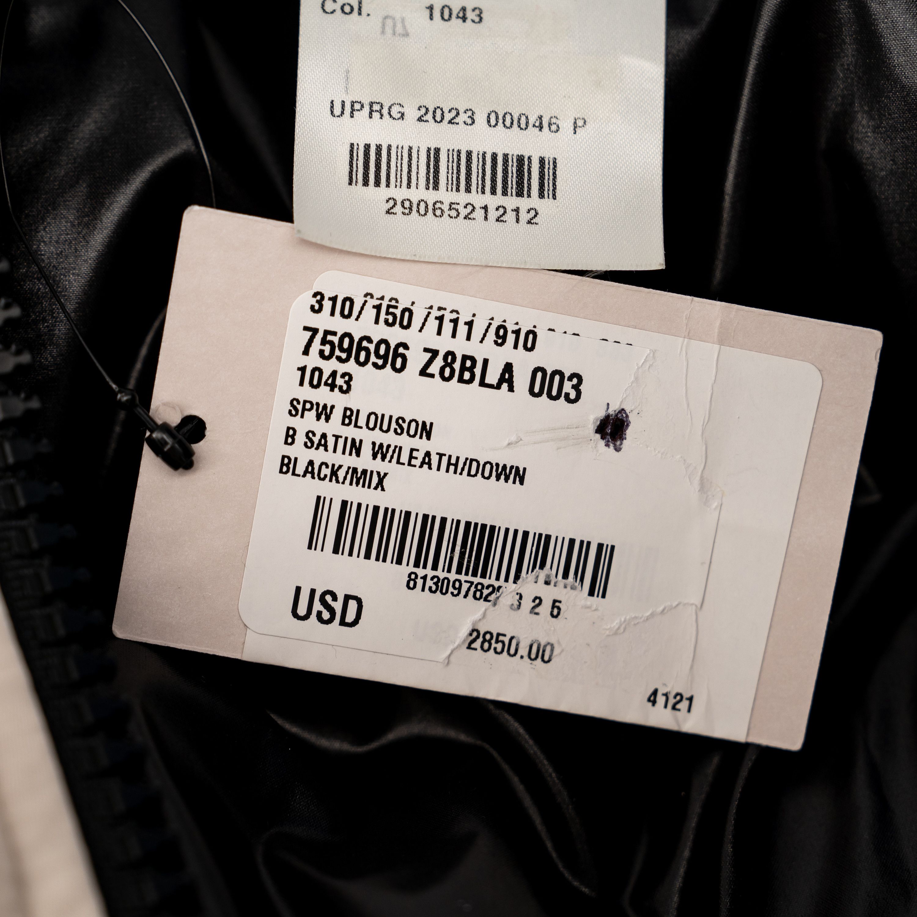 Gucci 48 M Gucci Nylon Satin Down Jacket Puffer Black Blue White Size US M / EU 48-50 / 2 - 11 Thumbnail