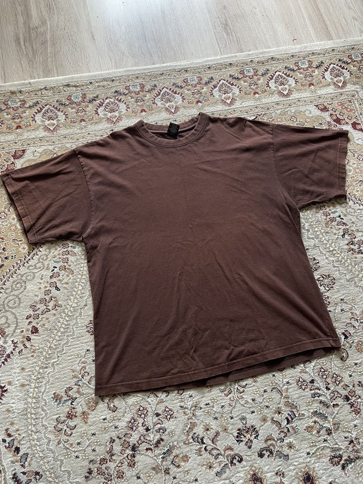 Grailed Vintage Blank Tee Noiz Faded Brown Streetwear Designer Y2k Size US XL / EU 56 / 4 - 3 Thumbnail