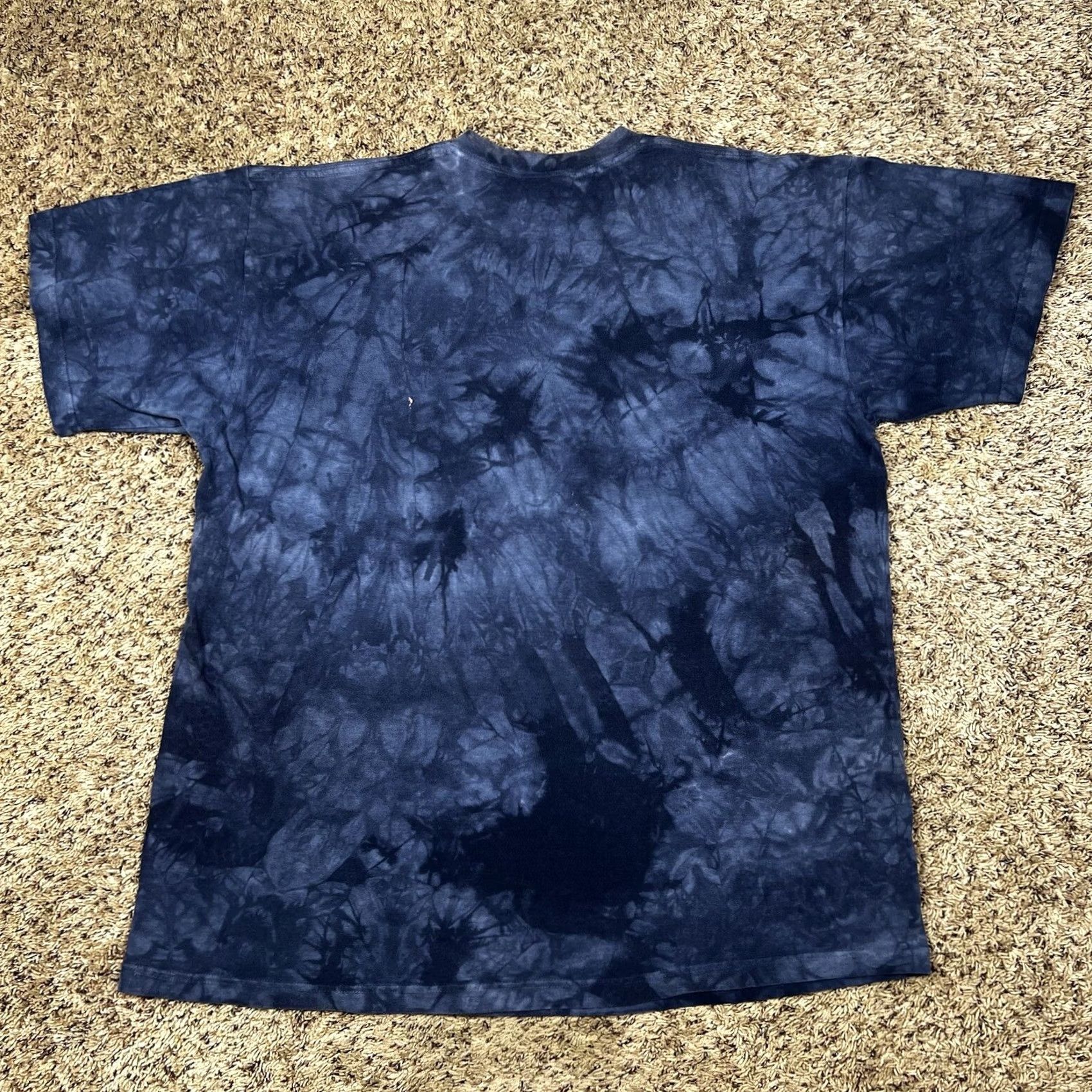 The Mountain VINTAGE The Mountain Wolf American Flag 2001 Graphic T-Shirt 2XL Blue Tie-Dye Patriotic Size US XXL / EU 58 / 5 - 3 Thumbnail