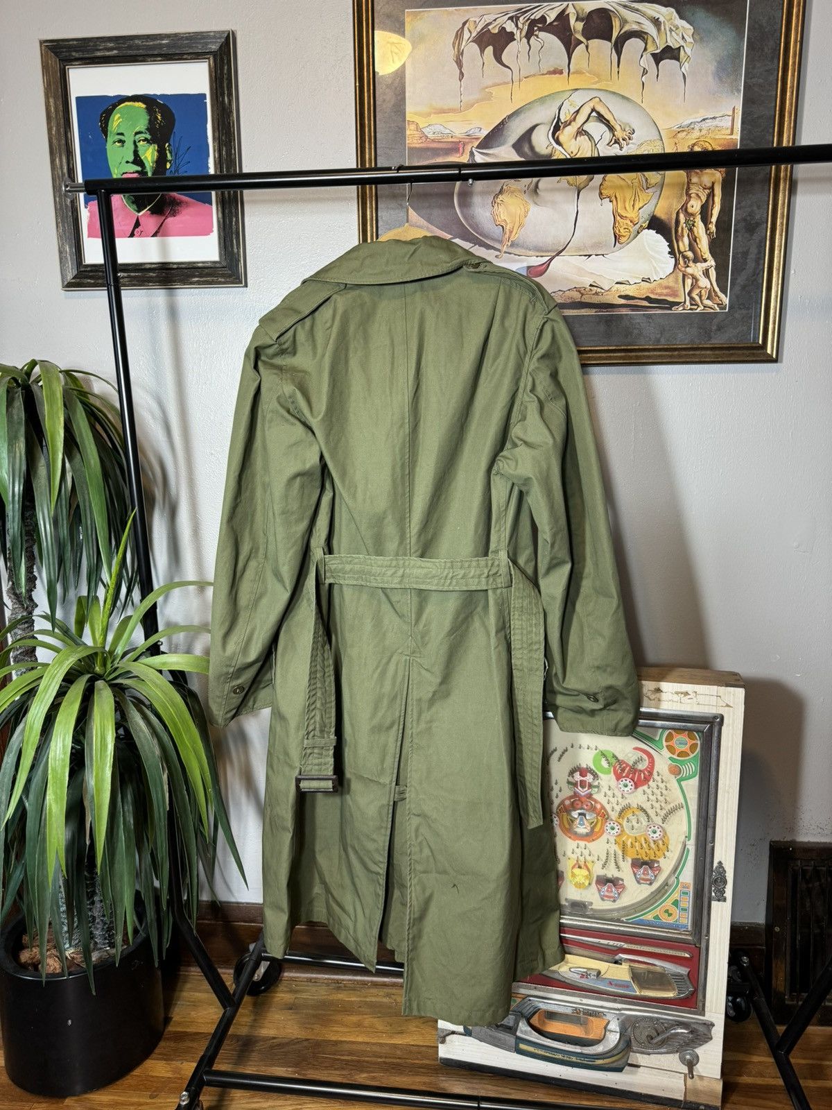 Vintage Vintage Army Trench Coat Size US M / EU 48-50 / 2 - 2 Thumbnail