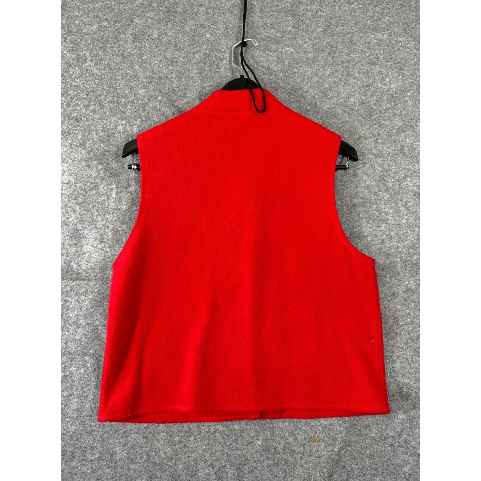 Ann Taylor ANN TAYLOR LOFT Fleece Vest Womens M Red Button Front Pockets Classic Vintage Vest Mens? Size M / US 6-8 / IT 42-44 - 6 Thumbnail