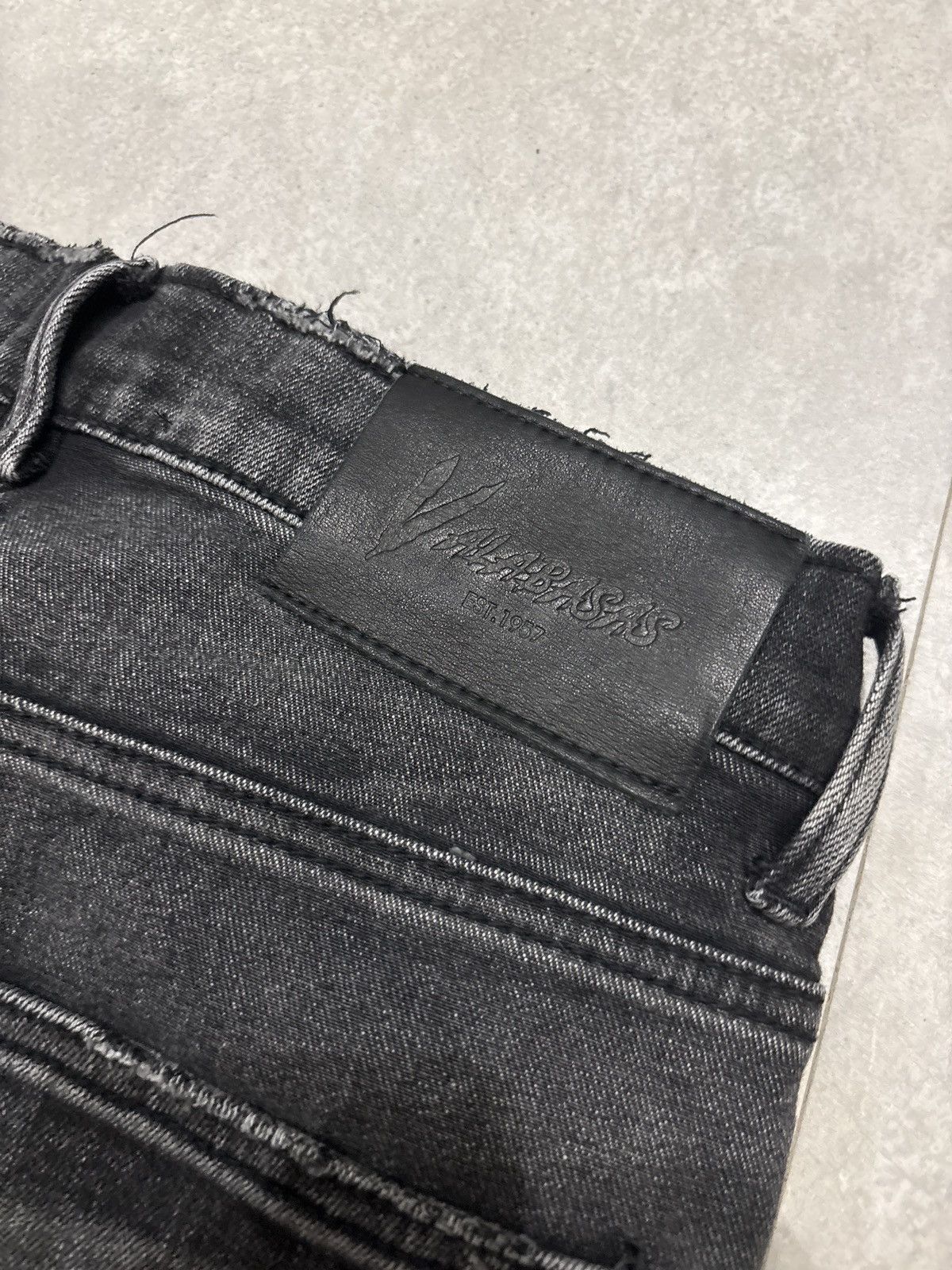 Designer × Valabasas Valabasas Black Striped Flare Denim Size US 29 - 3 Thumbnail