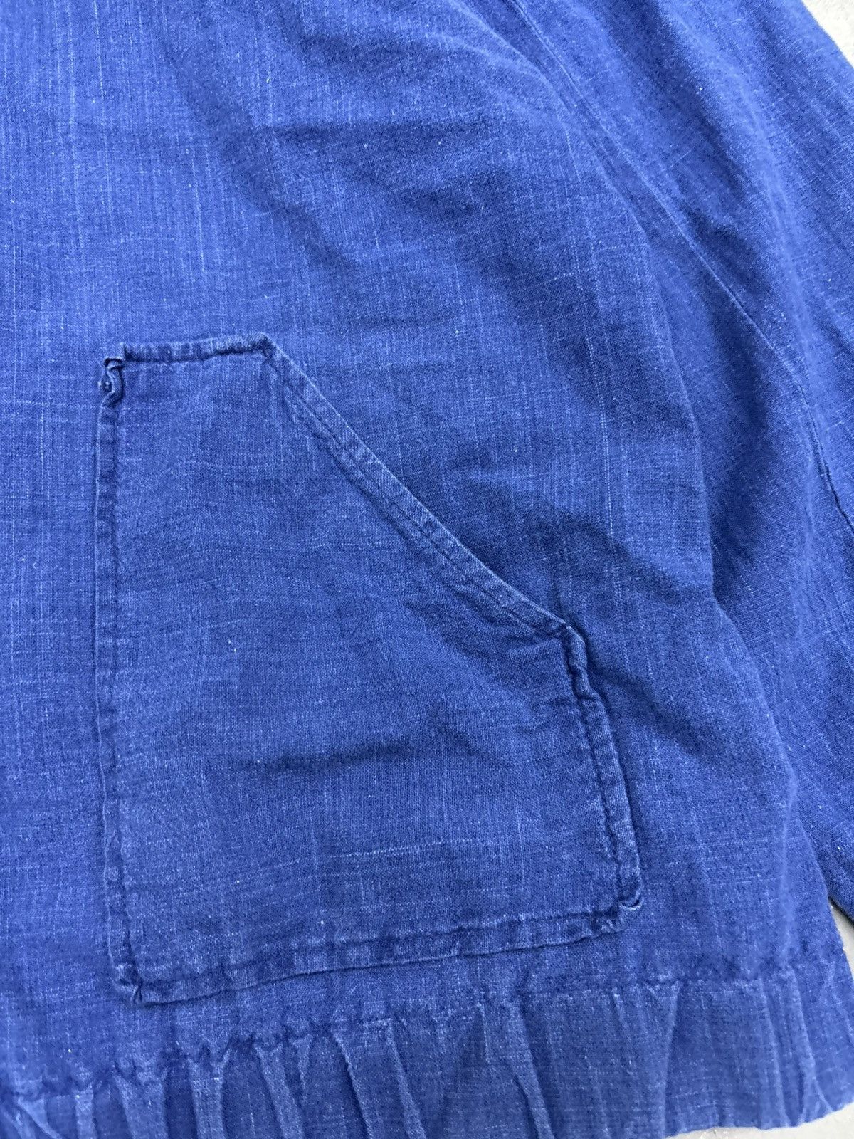 Japanese Brand Vintage Zipped Japanese denim linen jackets Size US M / EU 48-50 / 2 - 5 Thumbnail