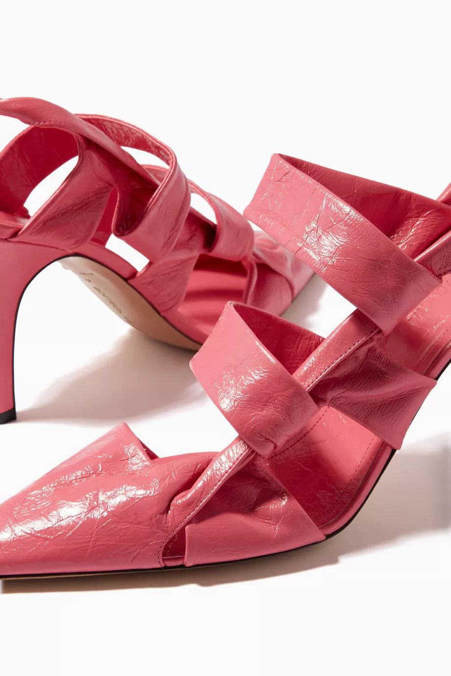 Bottega Veneta o1y0725 Slingback Pumps in Pink Size US 8 / IT 38 - 4 Thumbnail