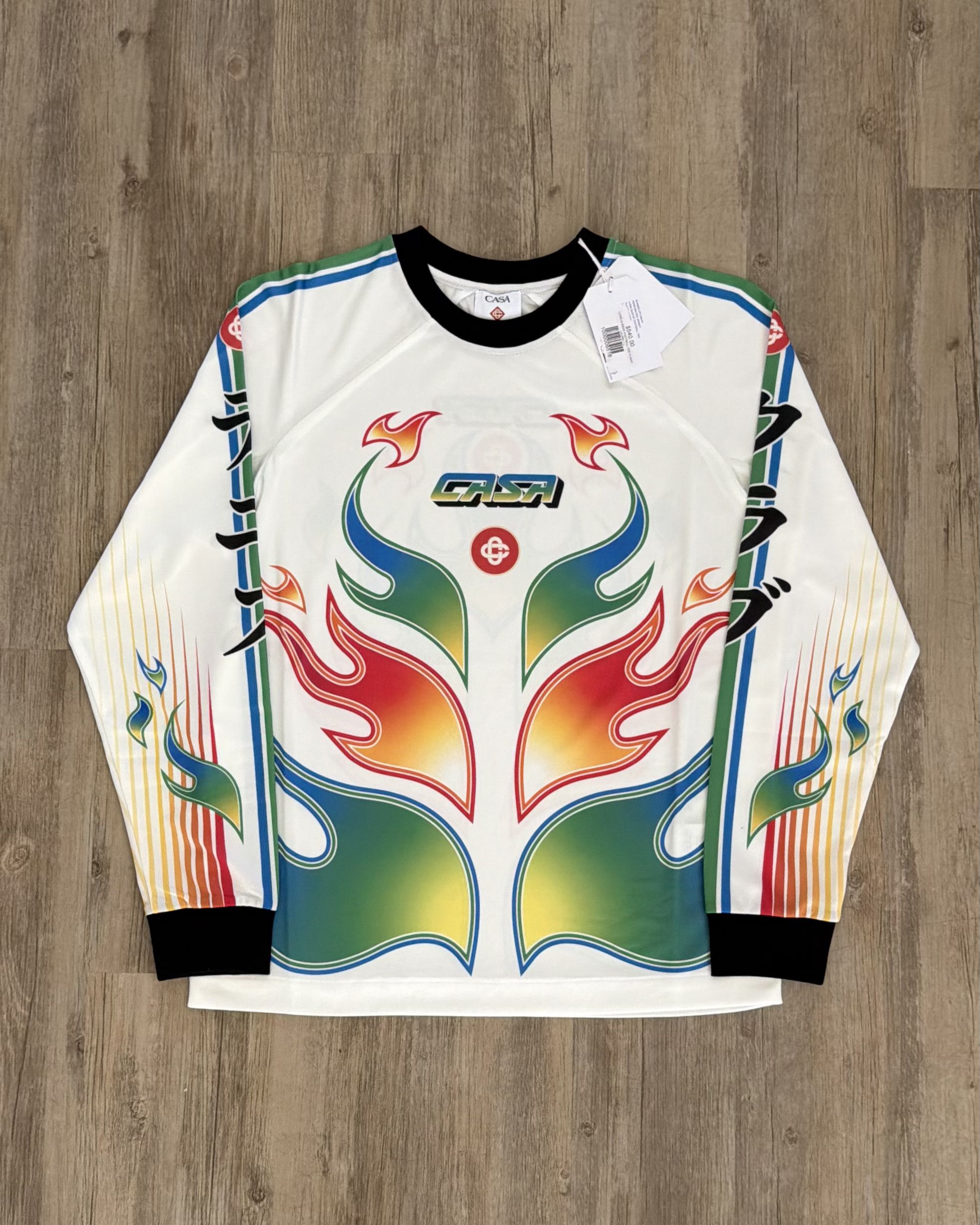 Casablanca Casablanca Flame Laurel Ribbed Jersey Size US L / EU 52-54 / 3 - 1 Thumbnail