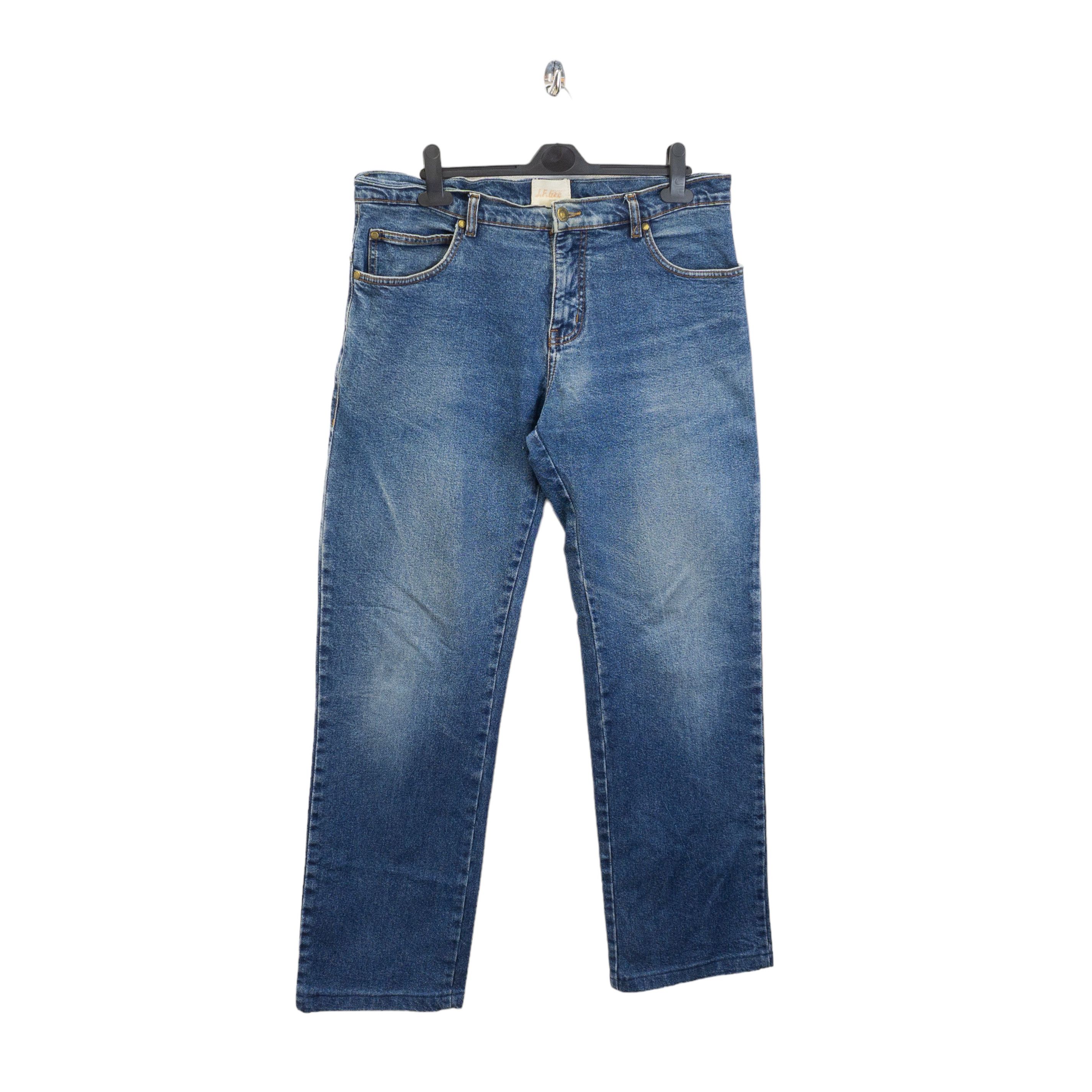 Vintage John F. Gee Vintage Baggy Washed Jeans Size US 36 / EU 52 - 1 Thumbnail