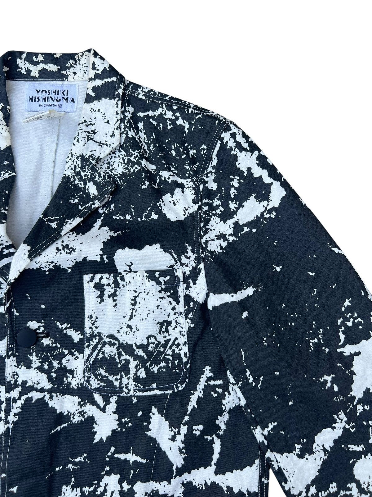 14th Addiction Vintage Yoshiki Hishinuma Homme Japan Coated Waxed Jacket Size US M / EU 48-50 / 2 - 10 Thumbnail